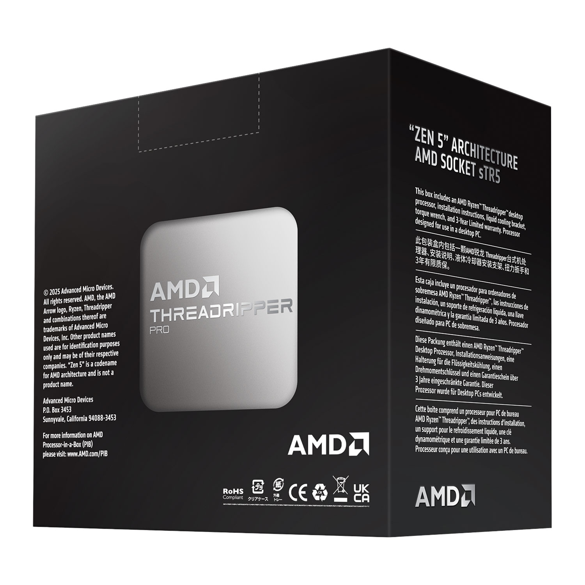 AMD Ryzen Threadripper PRO 9965WX 4.2 GHz 24-Core sTR5 Processor