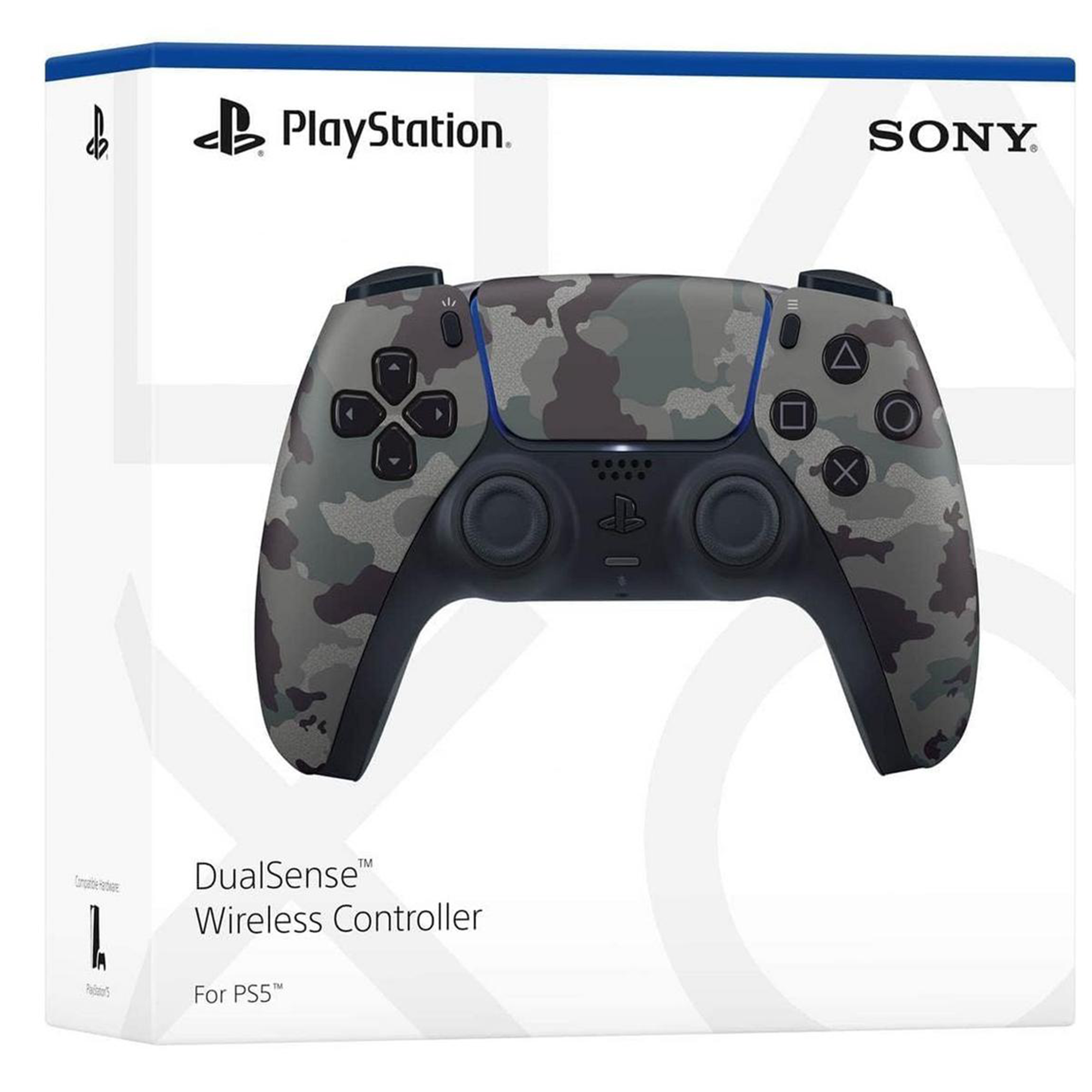 PlayStation DualSense Wireless Controller - Gray Camouflage