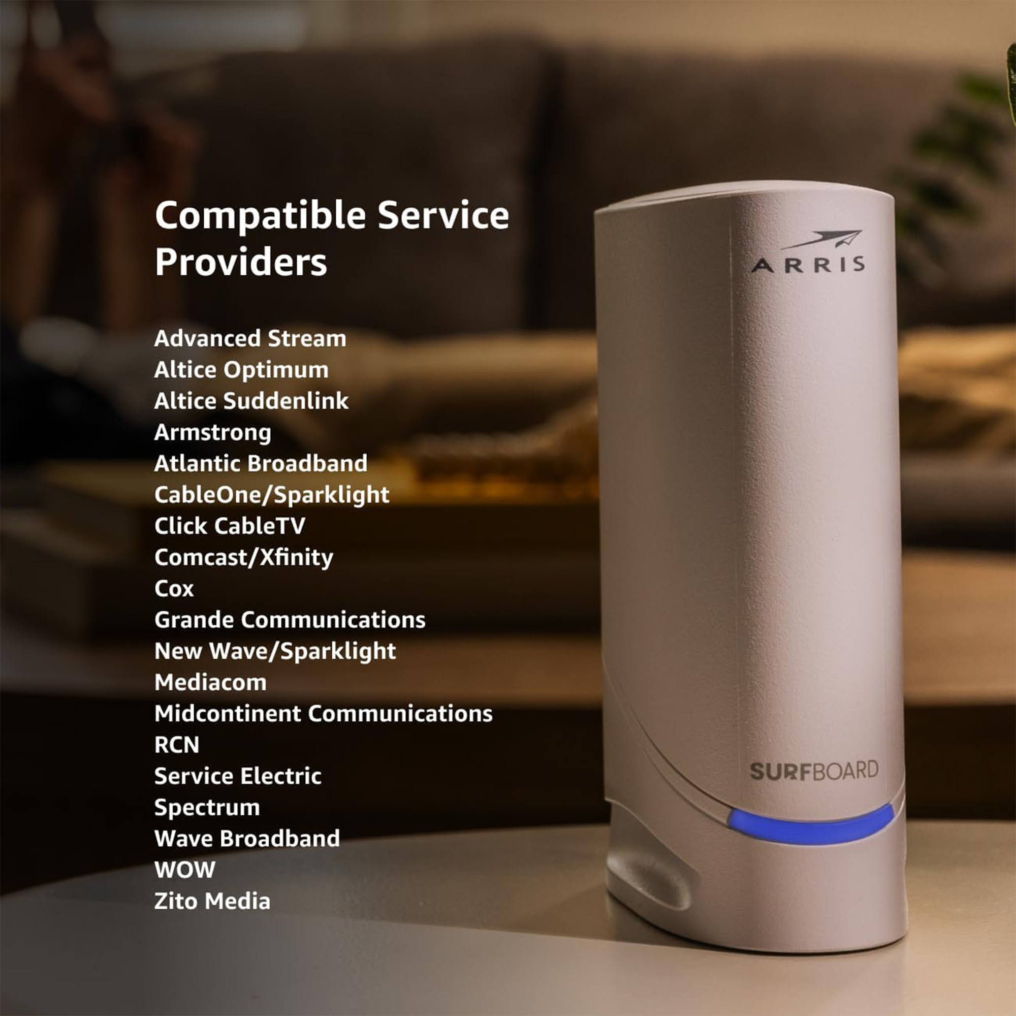 ARRIS SURFboard S34 2.5G DOCSIS 3.1 Cable Modem