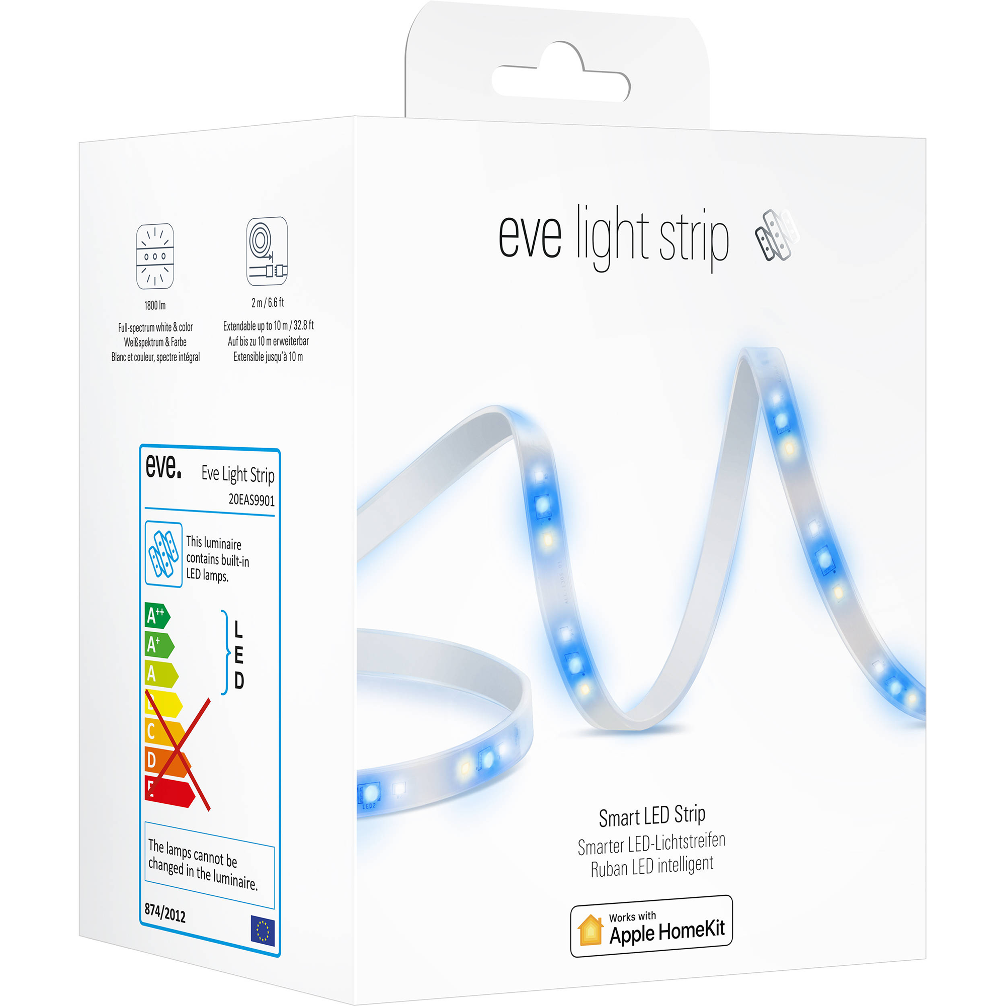 Eve Light Strip – HomeKit Smart LED Light Strip (1800 Lumens)