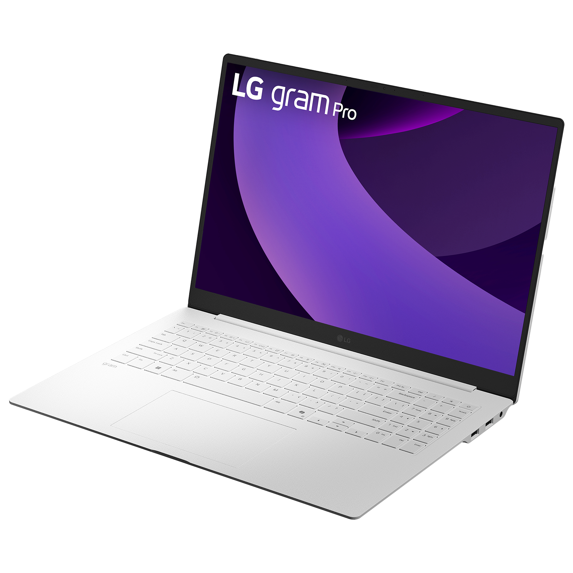 LG gram Pro 16Z90TP-K.AAW4U1 16" OLED Notebook - WQXGA+ - 120 Hz - Intel Core Ultra 7 225H - Intel Evo Platform - 16 GB - 1 TB SSD - White