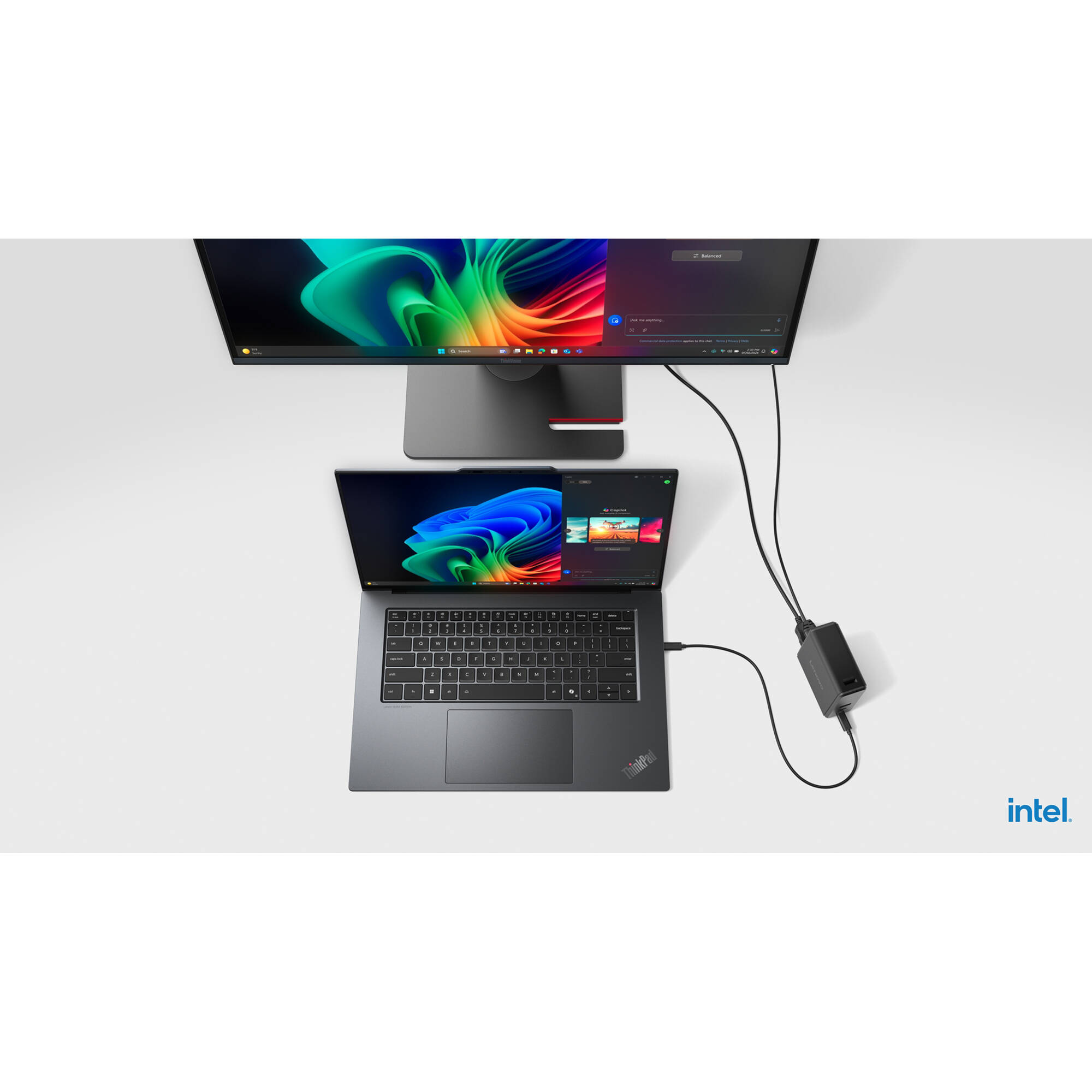 Lenovo ThinkPad X9-15 Gen 1 21Q60027US 15.3" Touchscreen Copilot+ PC Notebook - 2.8K - Intel Core Ultra 7 258V - Intel Evo Platform - 32 GB - 1 TB SSD - English Keyboard - Black, Gray