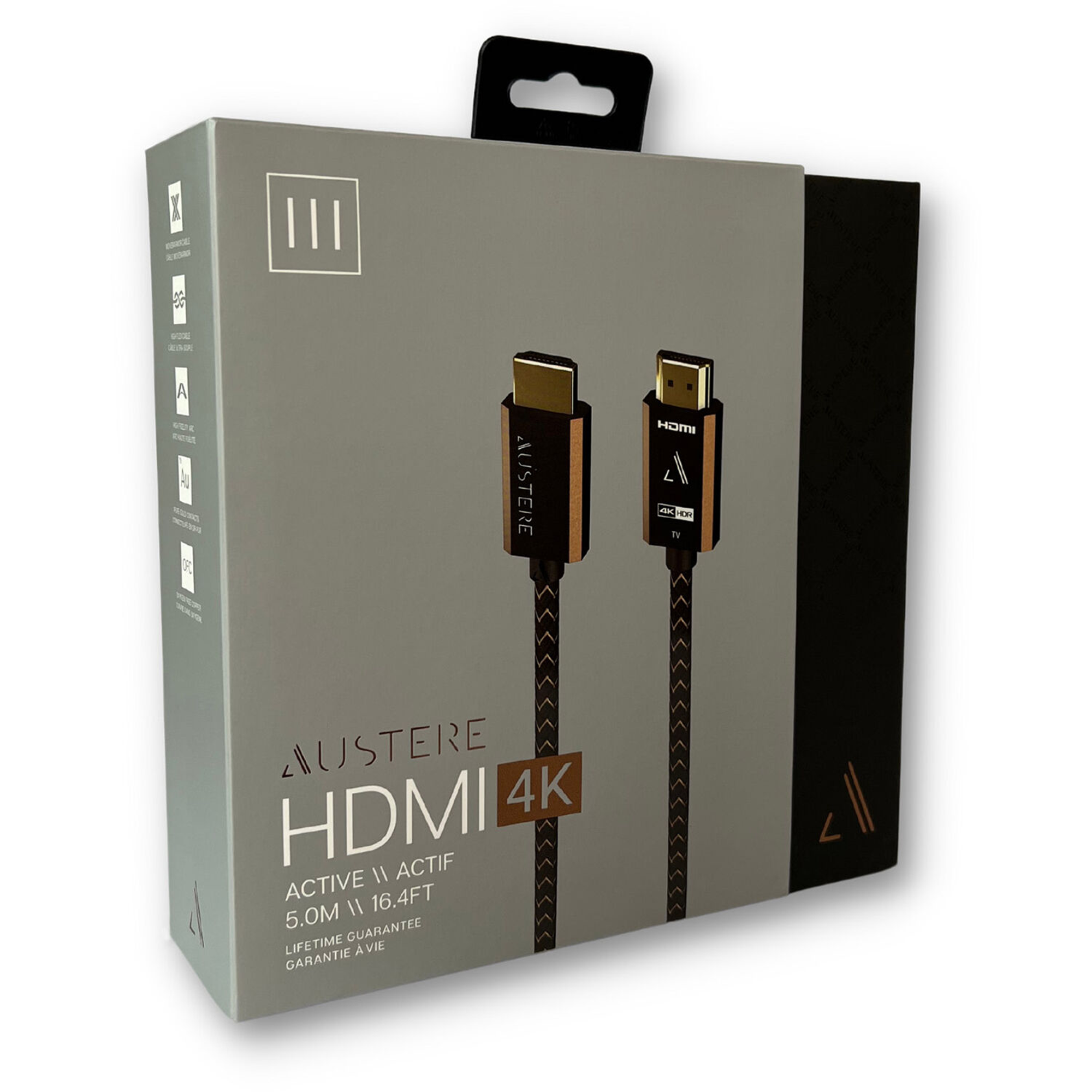 Austere III Series 4K Premium HDMI Cable (16.4') - Premium Certified High Speed HDMI cable with Ethernet