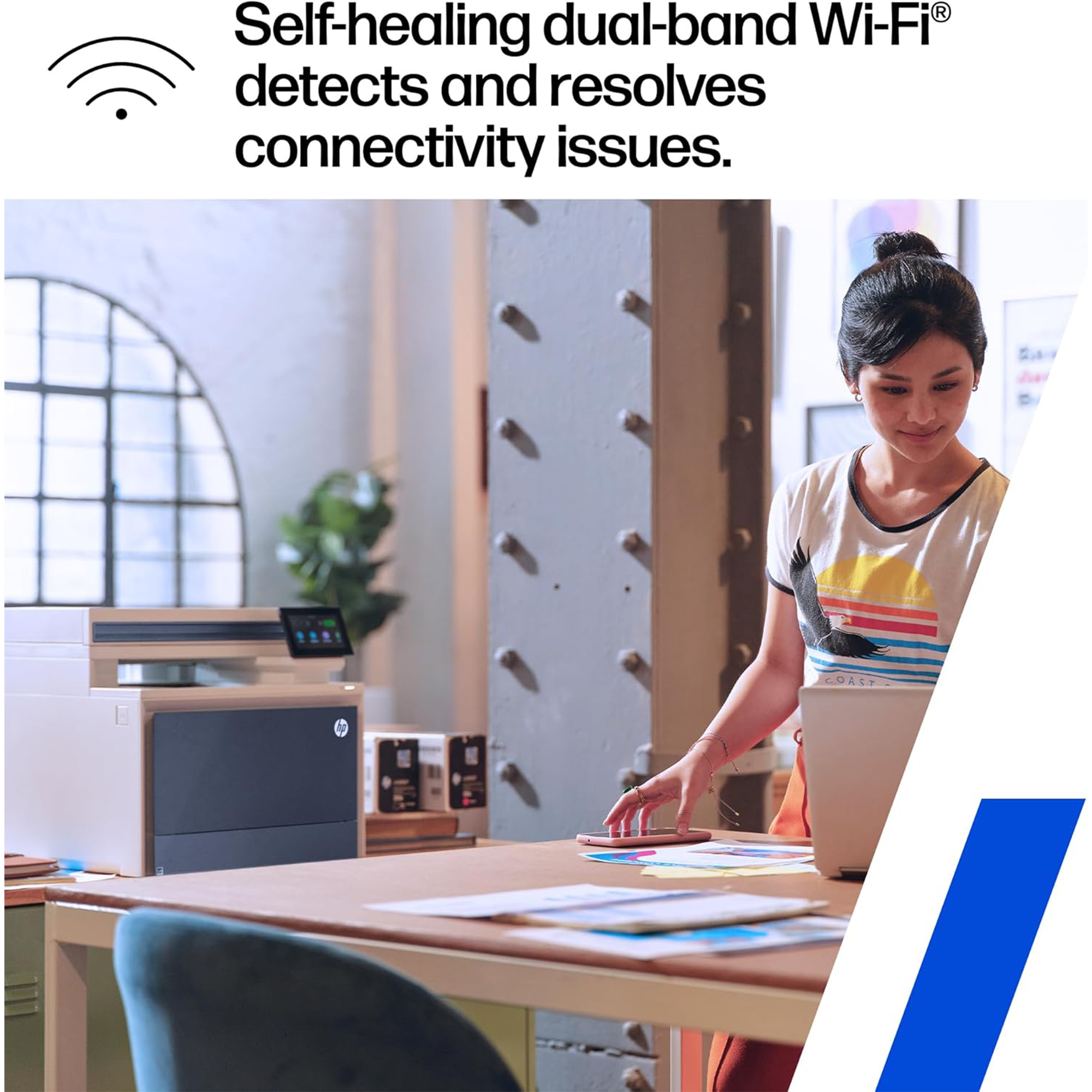 HP LaserJet Pro MFP 4301fdw Wireless Duplex Multifunction Color Laser Printer