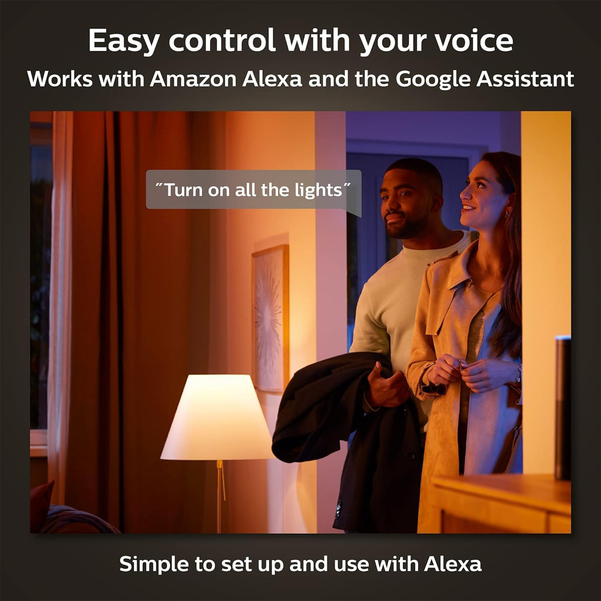 Philips Hue A21 Bulb with Bluetooth (White & Color Ambiance)