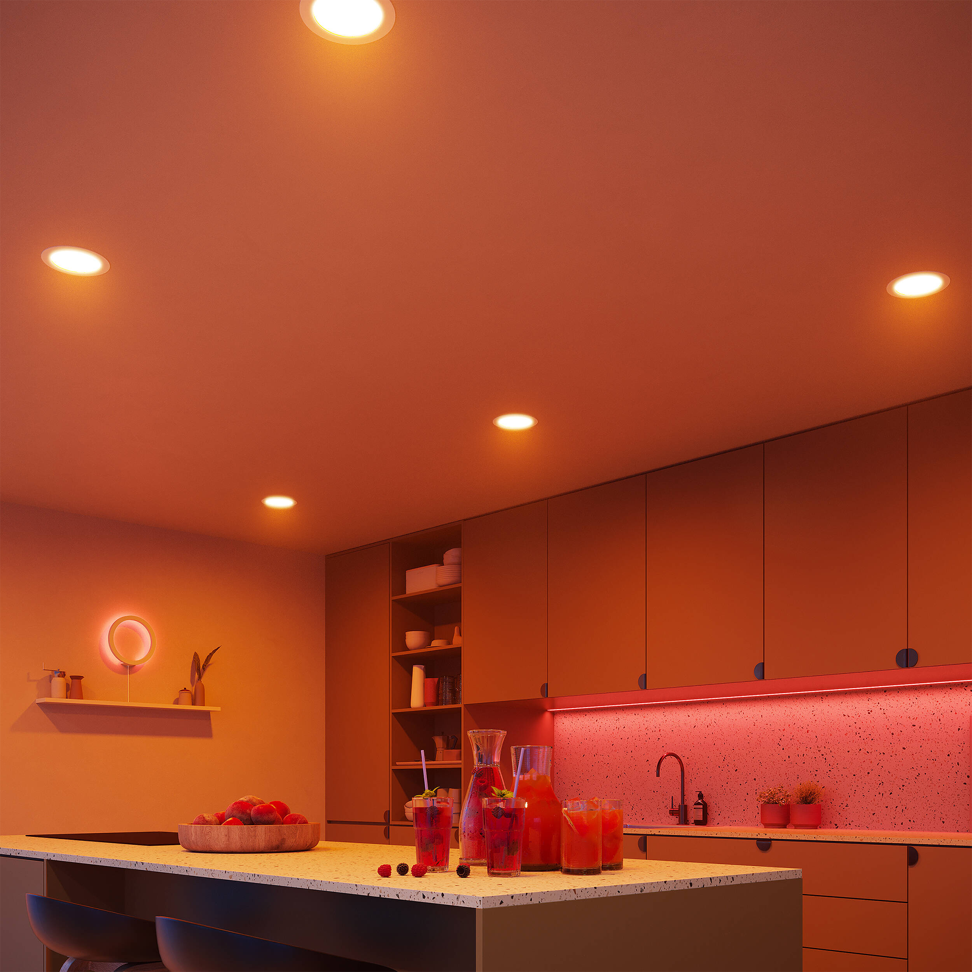 Philips Hue Smart Slim 6″ LED Downlight – White and Color Ambiance