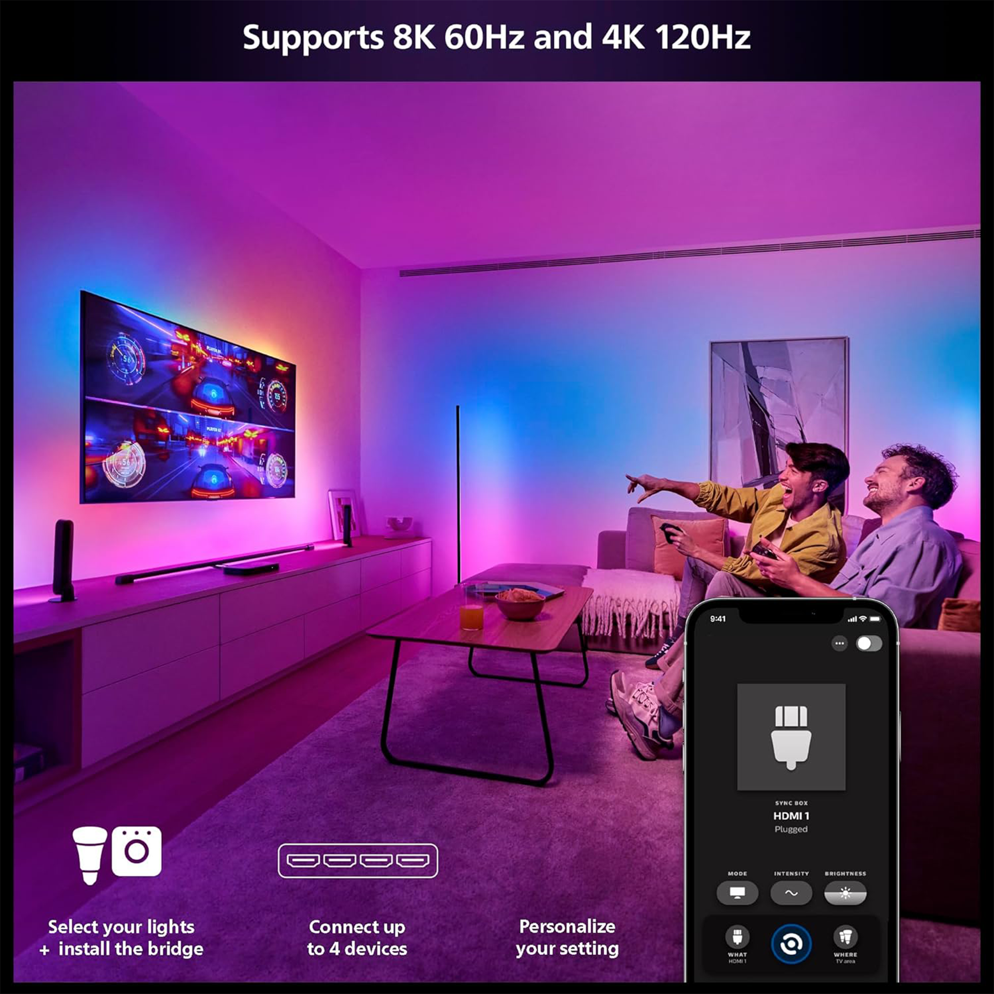 Philips Hue Play HDMI Sync Box 8K