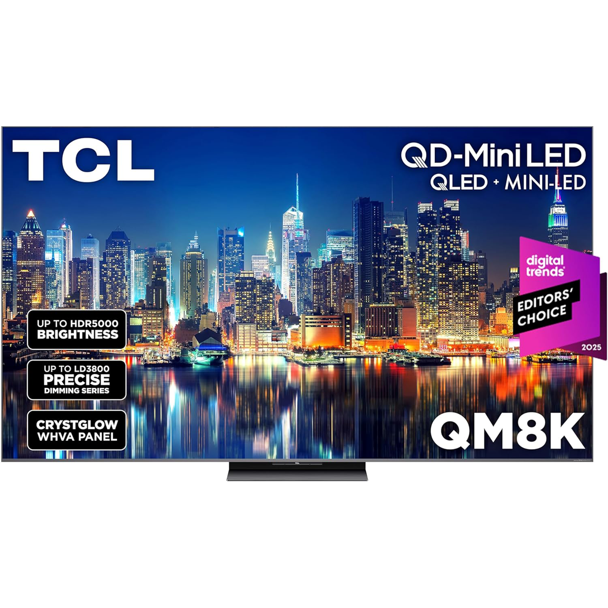TCL QM8K Series 75" QD-Mini LED QLED 4K UHD Smart TV with Google TV – 75QM8K