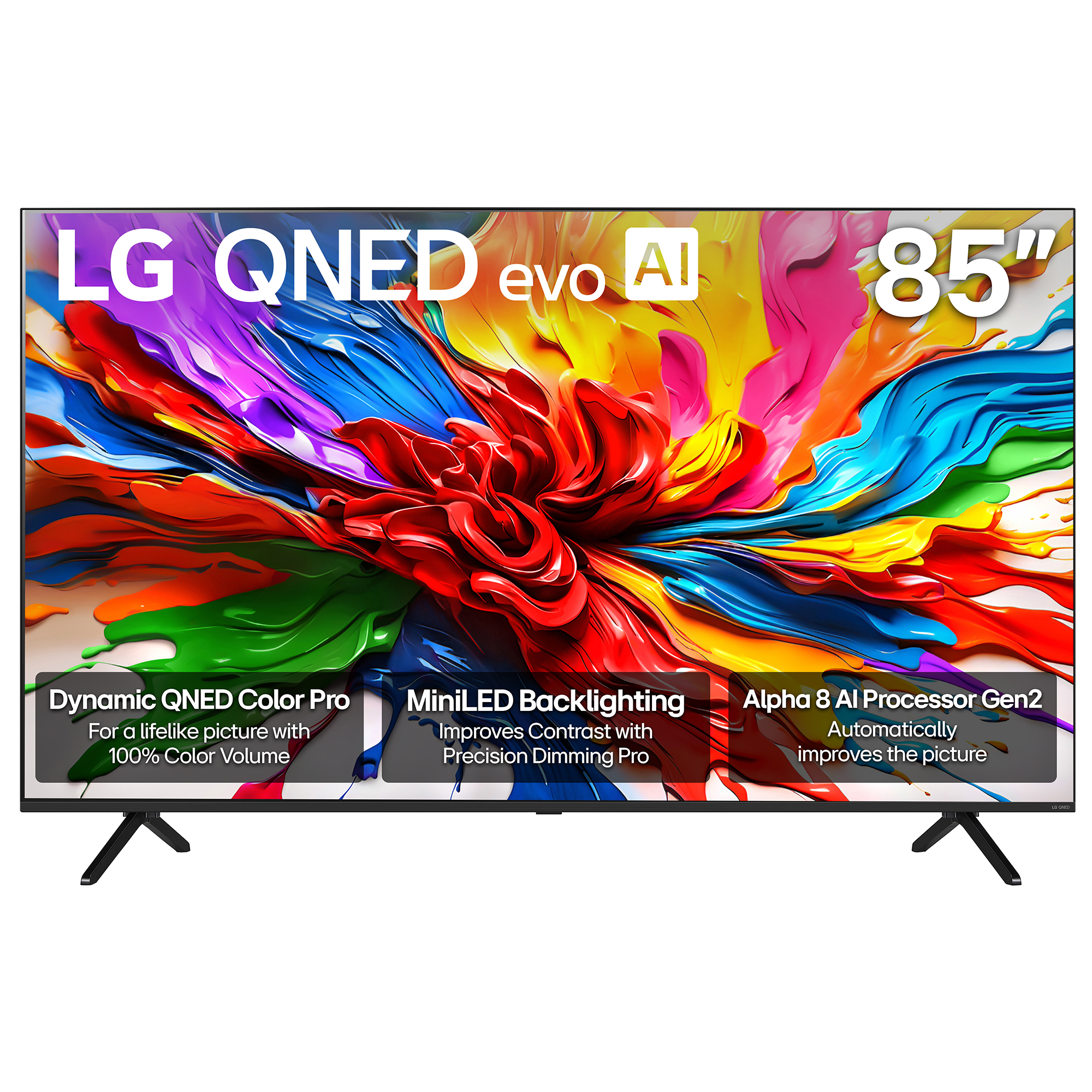 LG QNED evo AI QNED92A 85" Mini LED 4K Smart TV - 85QNED92AUA