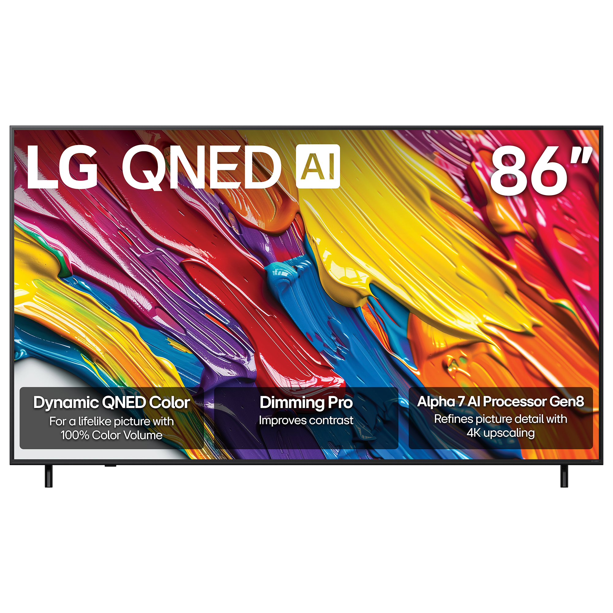 LG QNED AI QNED82A 86" 4K HDR Smart LED TV - 86QNED82AUA