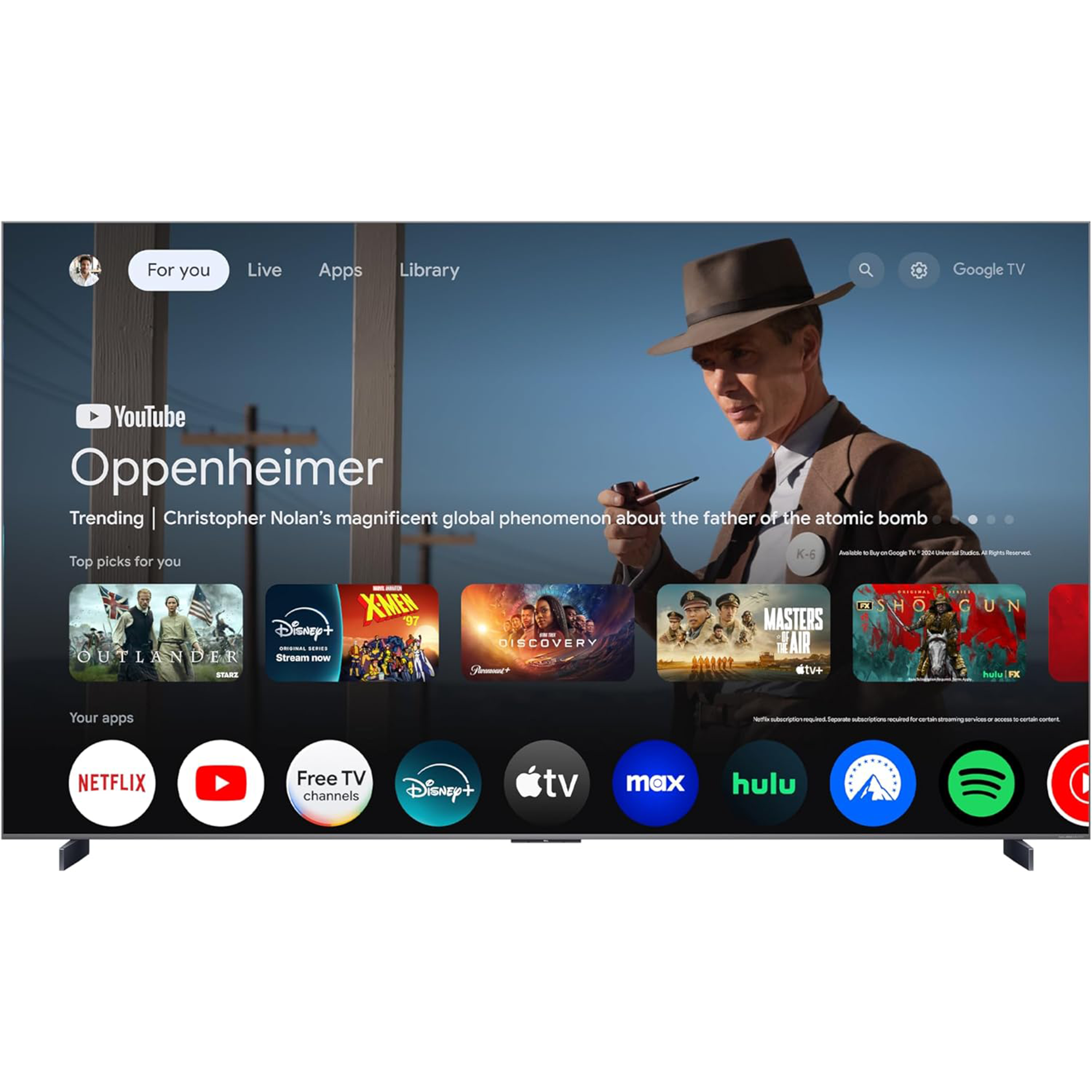 TCL QM8K Series 98" QD-Mini LED QLED 4K UHD Smart TV with Google TV – 98QM8K