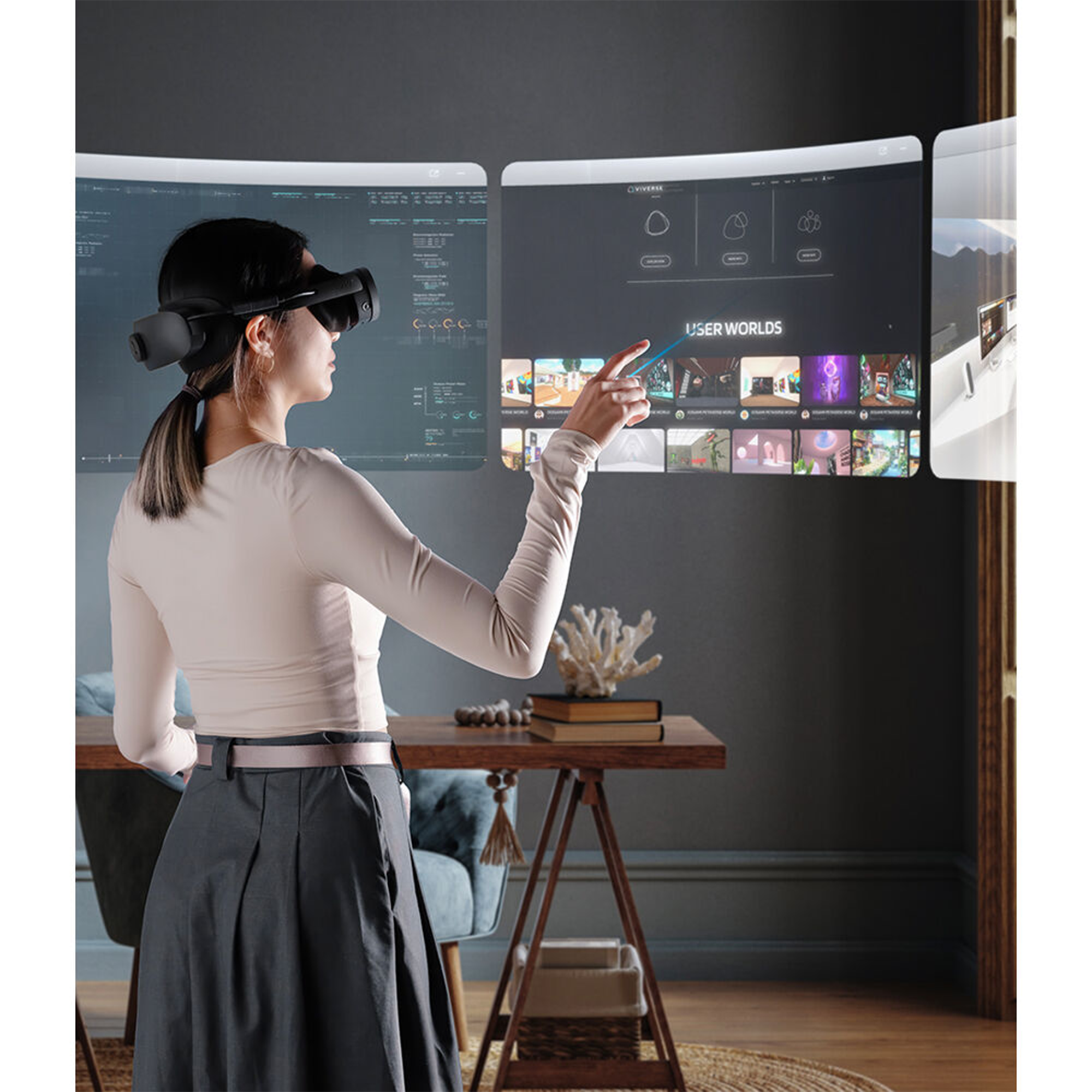 HTC VIVE XR Elite VR Headset for Business with Deluxe Pack