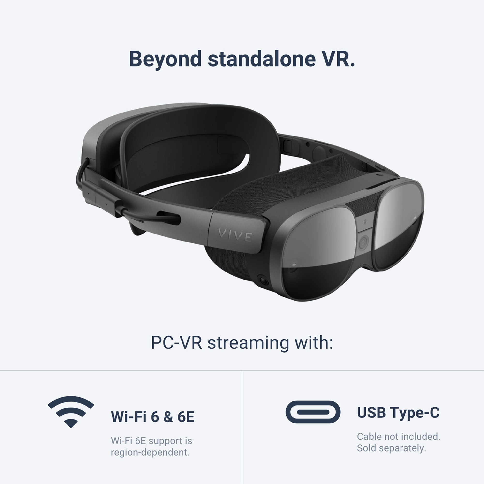 HTC VIVE XR Elite VR Headset for Business with Deluxe Pack