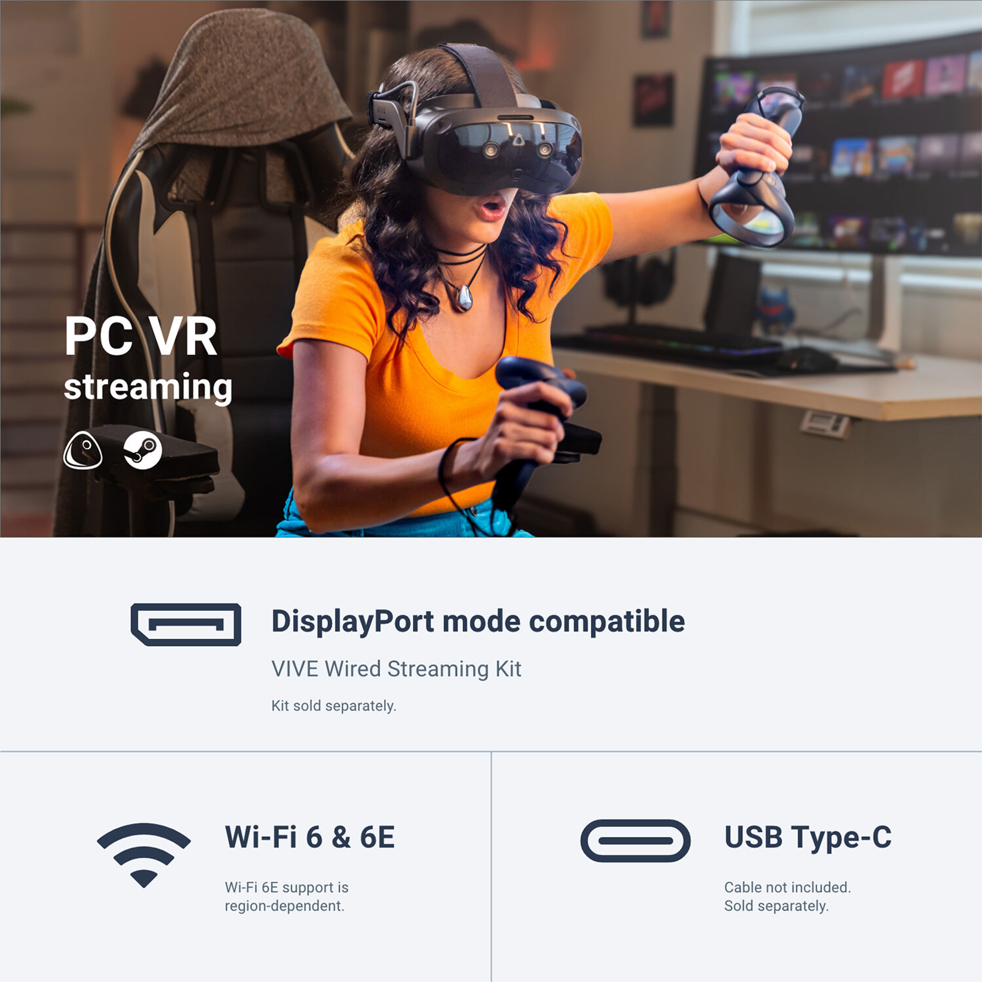 HTC VIVE Focus Vision VR Headset (Consumer Edition)