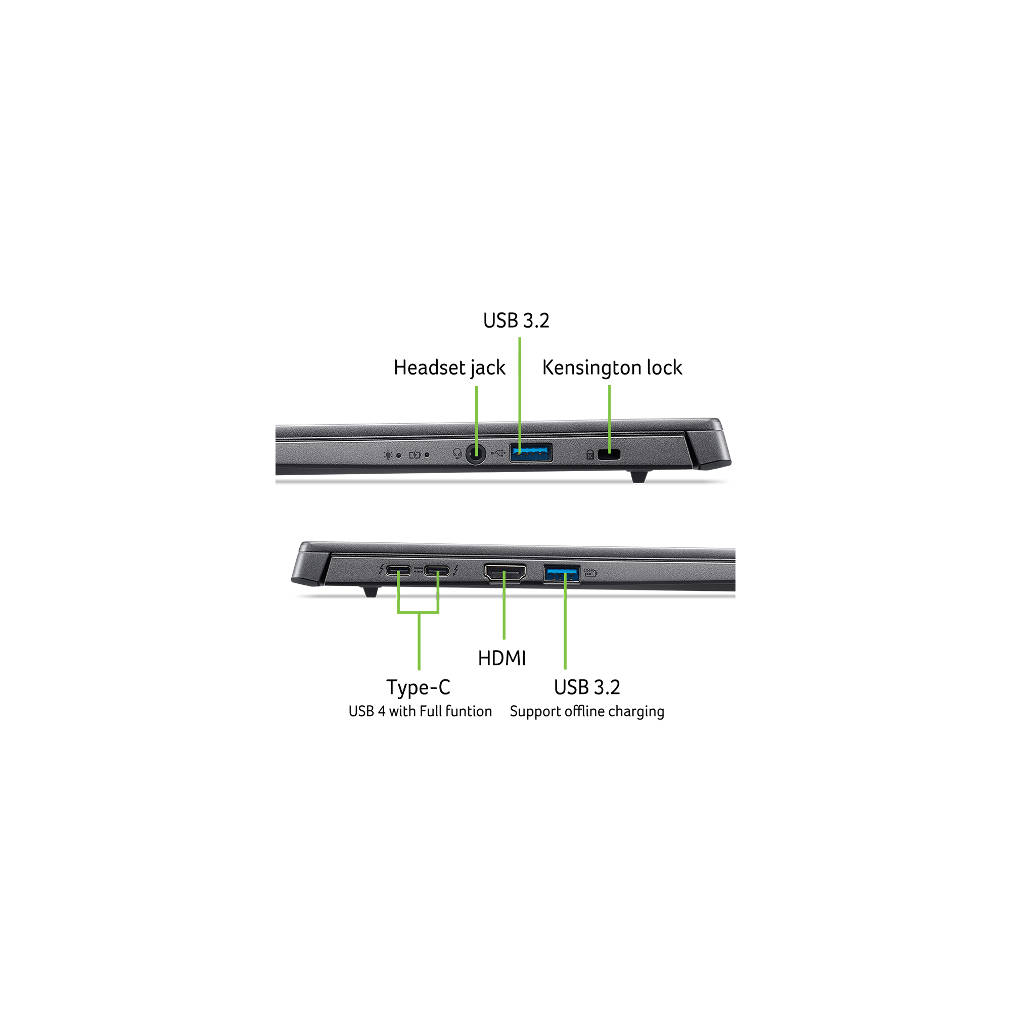 Acer Aspire 14 AI A14-52T Multi-Touch Laptop Copilot+ PC - 2.1 GHz | Intel Core Ultra 5 | 16GB RAM | 512GB SSD | Touchscreen | Windows 11 Home