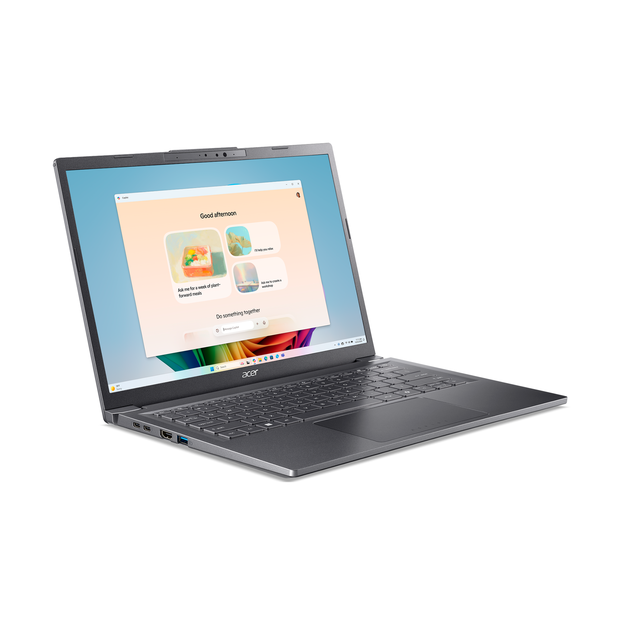 Acer Aspire 14 AI A14-52T Multi-Touch Laptop Copilot+ PC - 2.1 GHz | Intel Core Ultra 5 | 16GB RAM | 512GB SSD | Touchscreen | Windows 11 Home