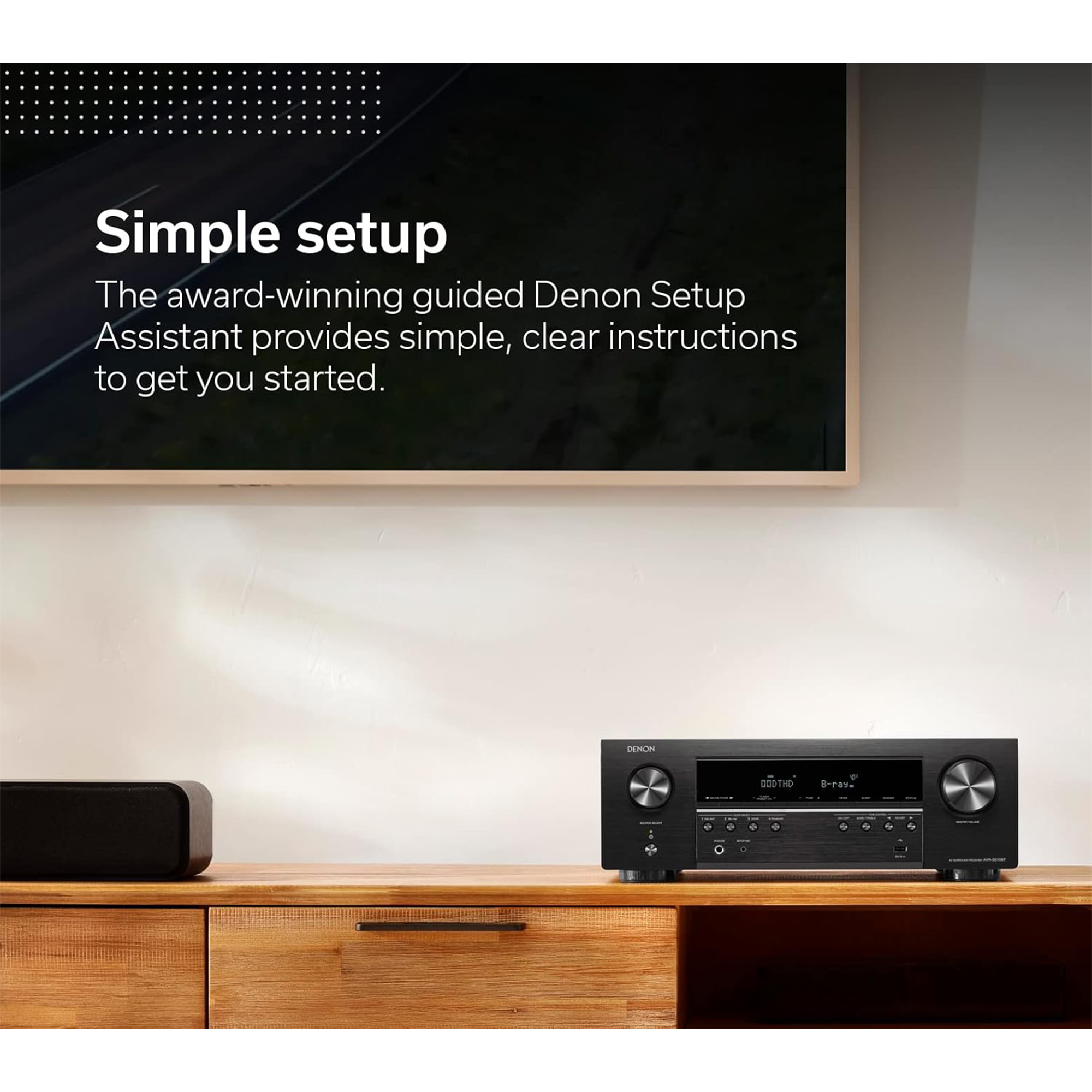 Denon AVR-S570BT 5.2-Channel A/V Receiver
