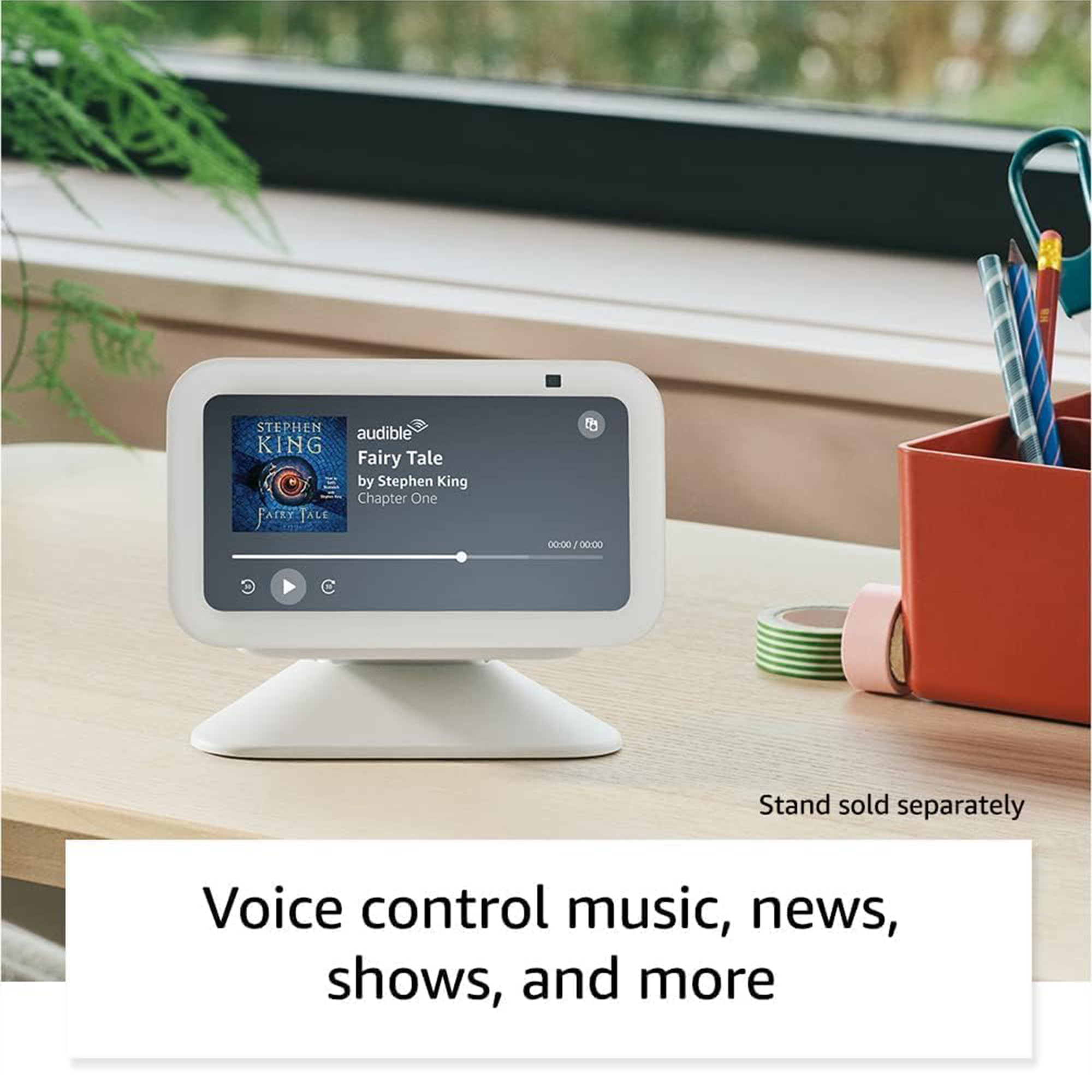 Amazon Echo Show 5 (3rd Gen) Smart Speaker with 5.5" Screen & Alexa Voice Recognition & Control - (Glacier White)