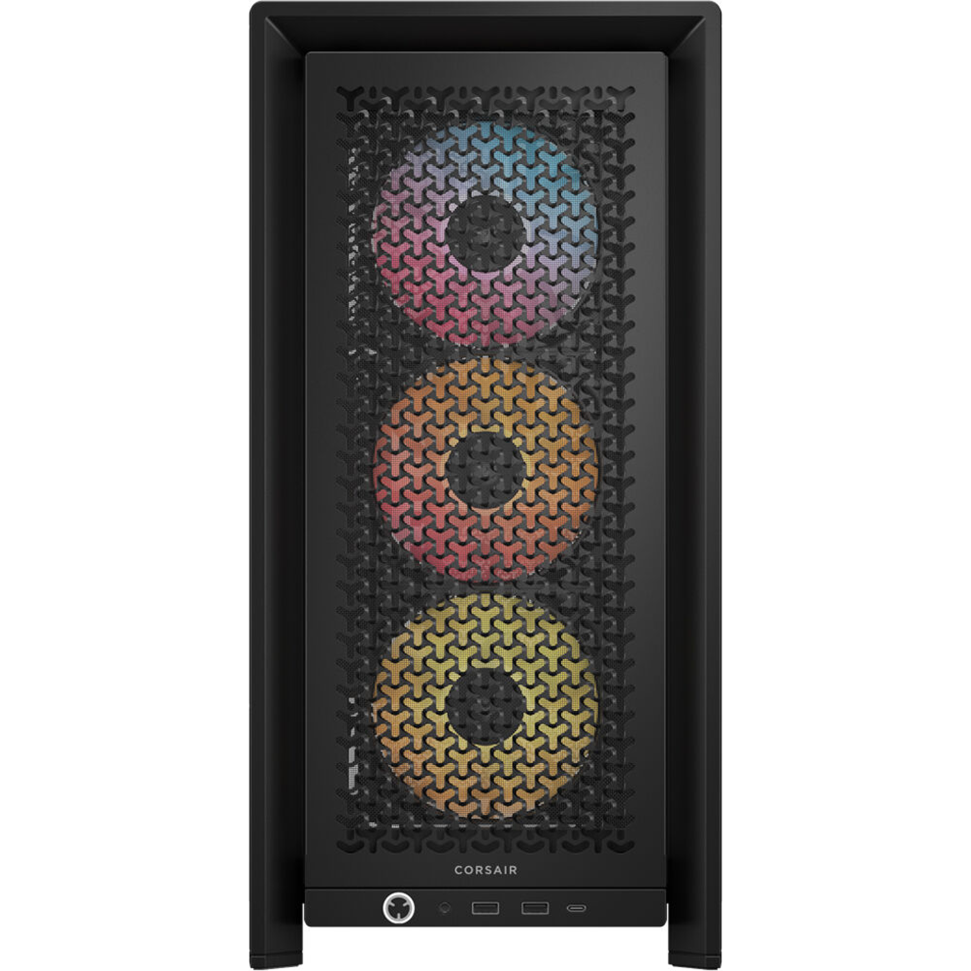 CORSAIR FRAME 4000D RS ARGB Tempered Glass Mid-Tower E-ATX Desktop Case (Black)