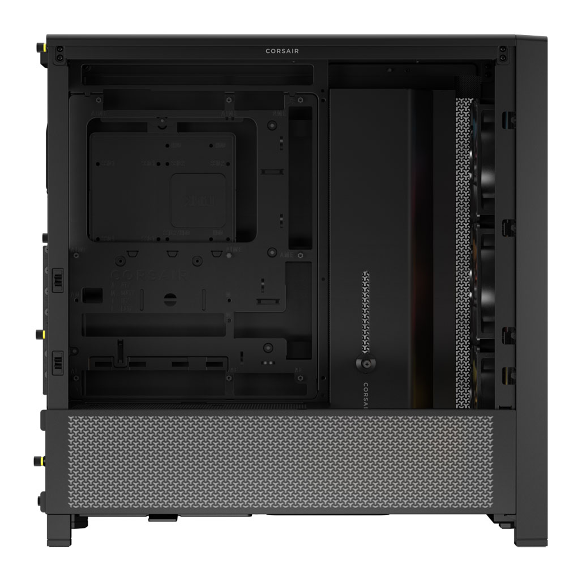CORSAIR FRAME 4000D RS ARGB Tempered Glass Mid-Tower E-ATX Desktop Case (Black)