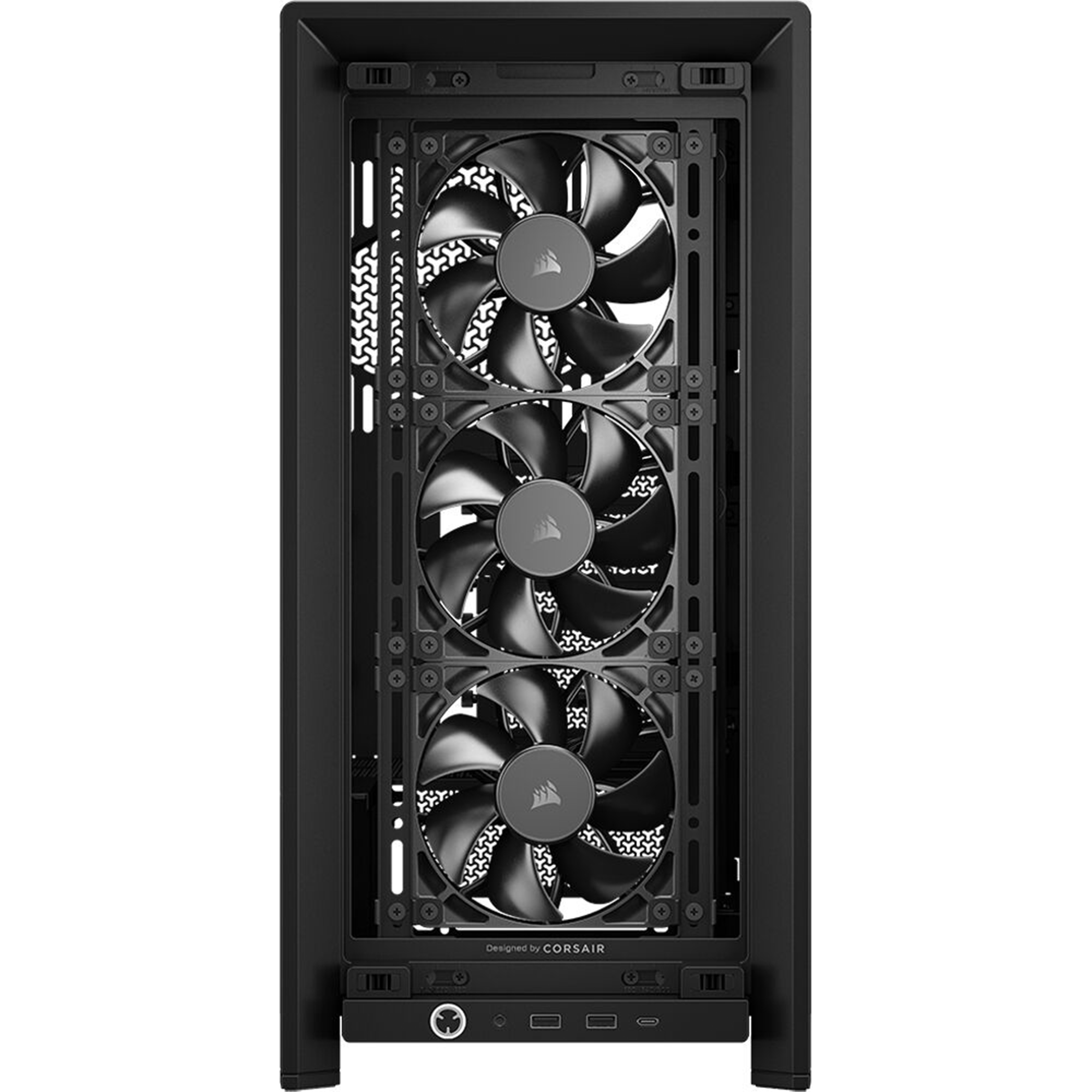 CORSAIR FRAME 4000D RS Tempered Glass Mid-Tower E-ATX Desktop Case (Black)