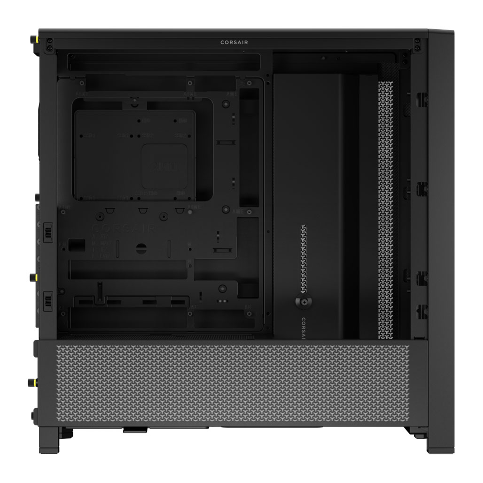 CORSAIR FRAME 4000D RS Tempered Glass Mid-Tower E-ATX Desktop Case (Black)