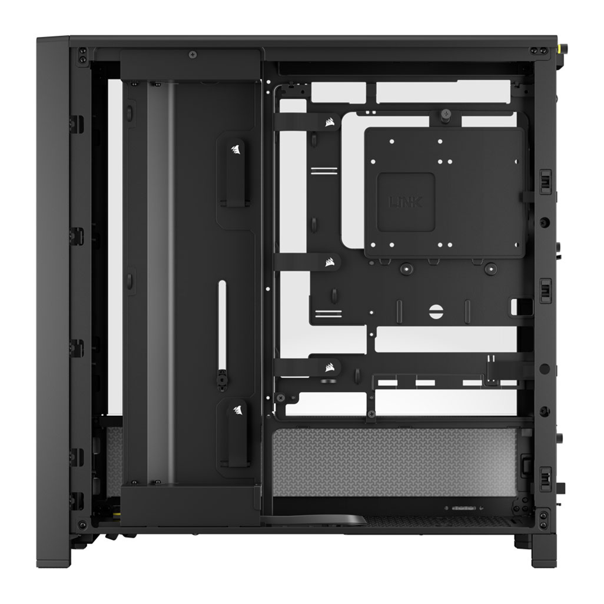 CORSAIR FRAME 4000D RS Tempered Glass Mid-Tower E-ATX Desktop Case (Black)