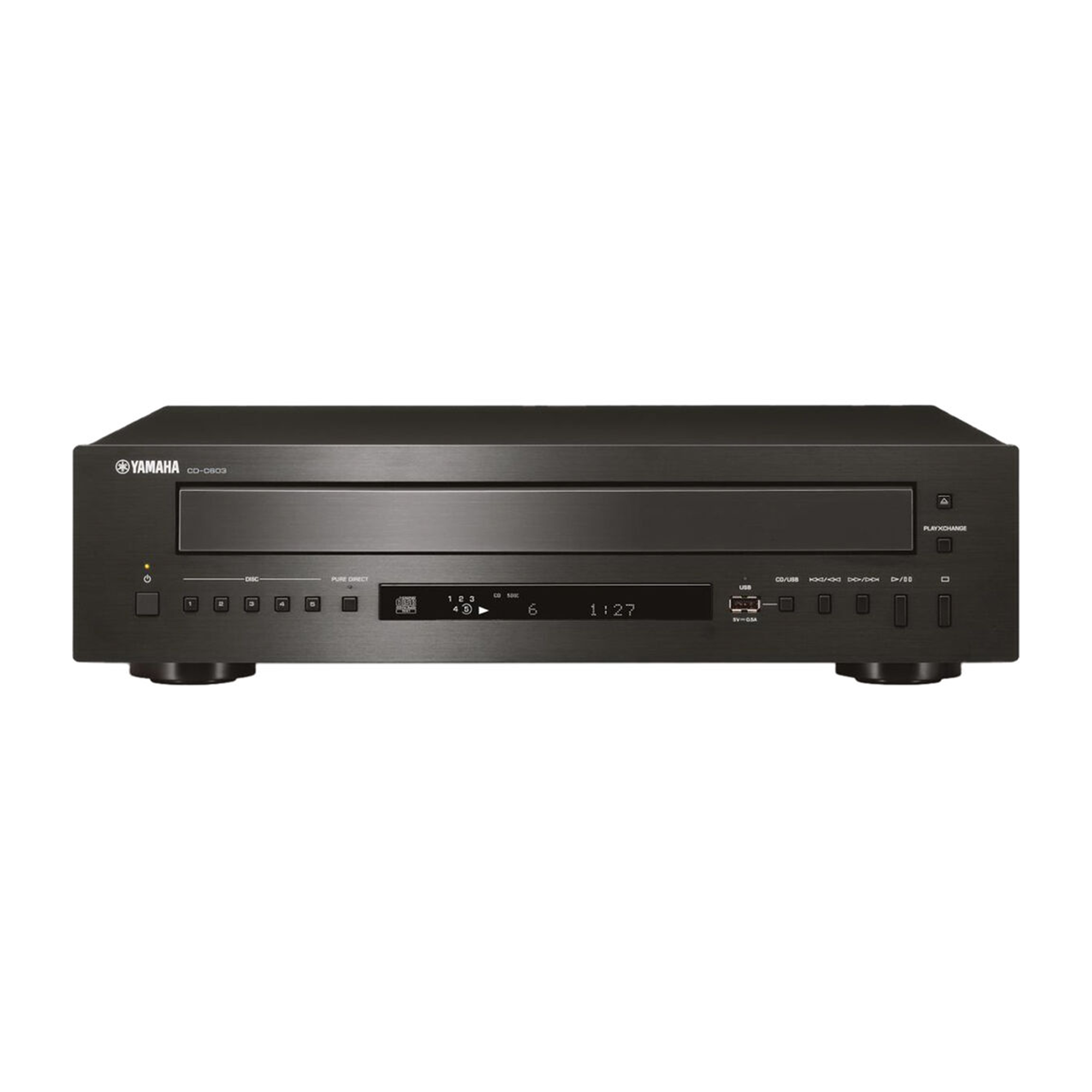 Yamaha CD-C603BL 5-Disc CD Changer with USB Playback