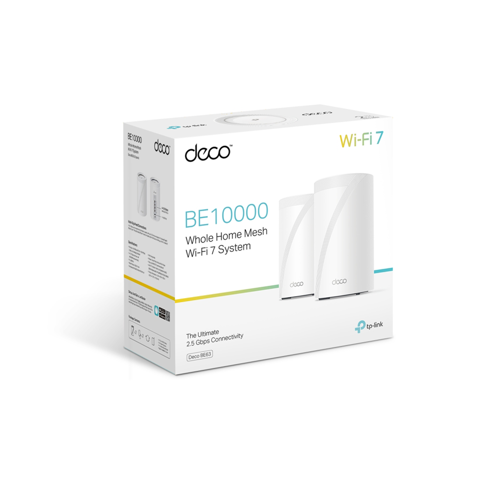 TP-Link Deco BE63 BE10000 Wireless Tri-Band 2.5G 2-Piece Whole Home Mesh System