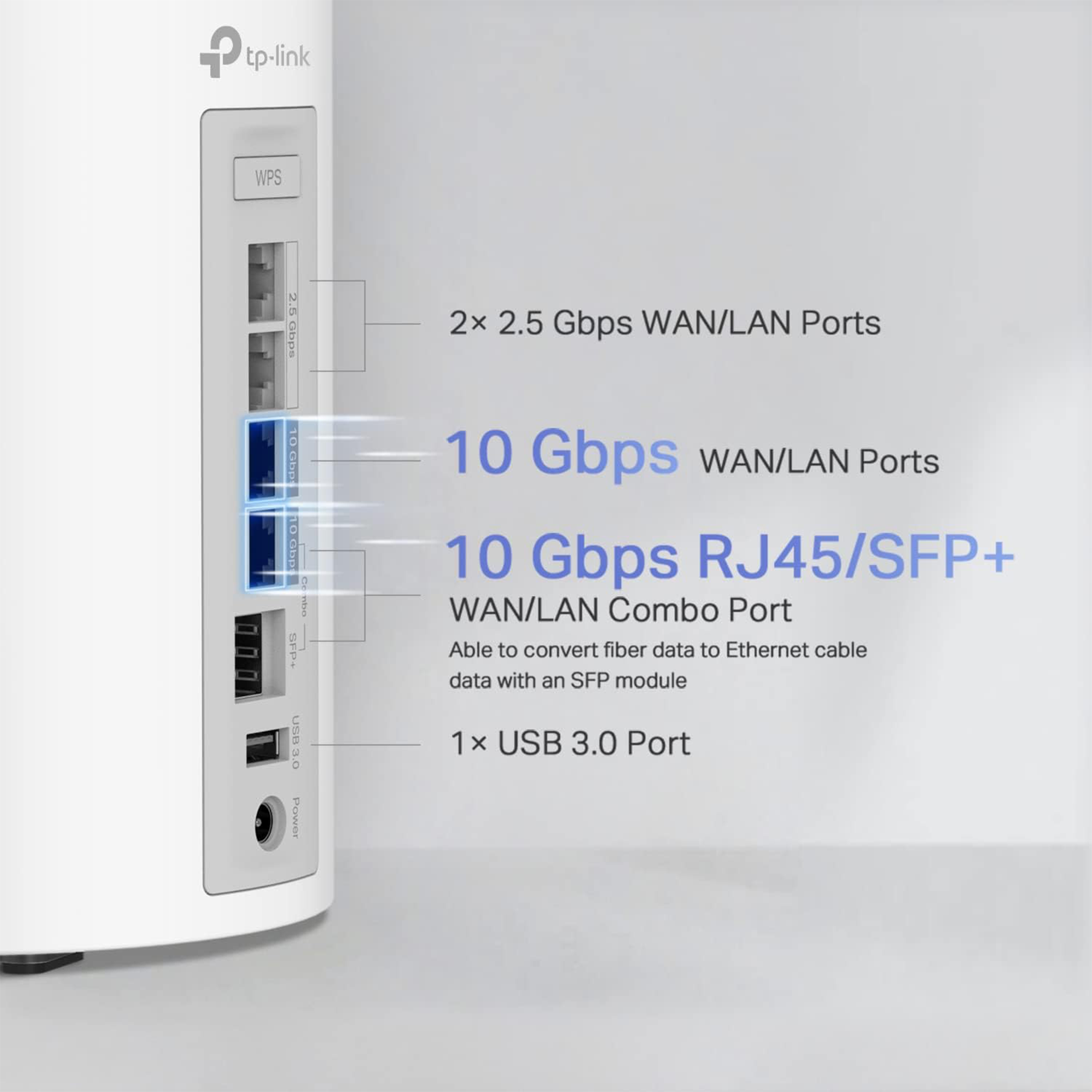TP-Link Deco BE85 BE22000 Tri-Band 10G / 2.5G Whole Home 3-Piece Mesh Module