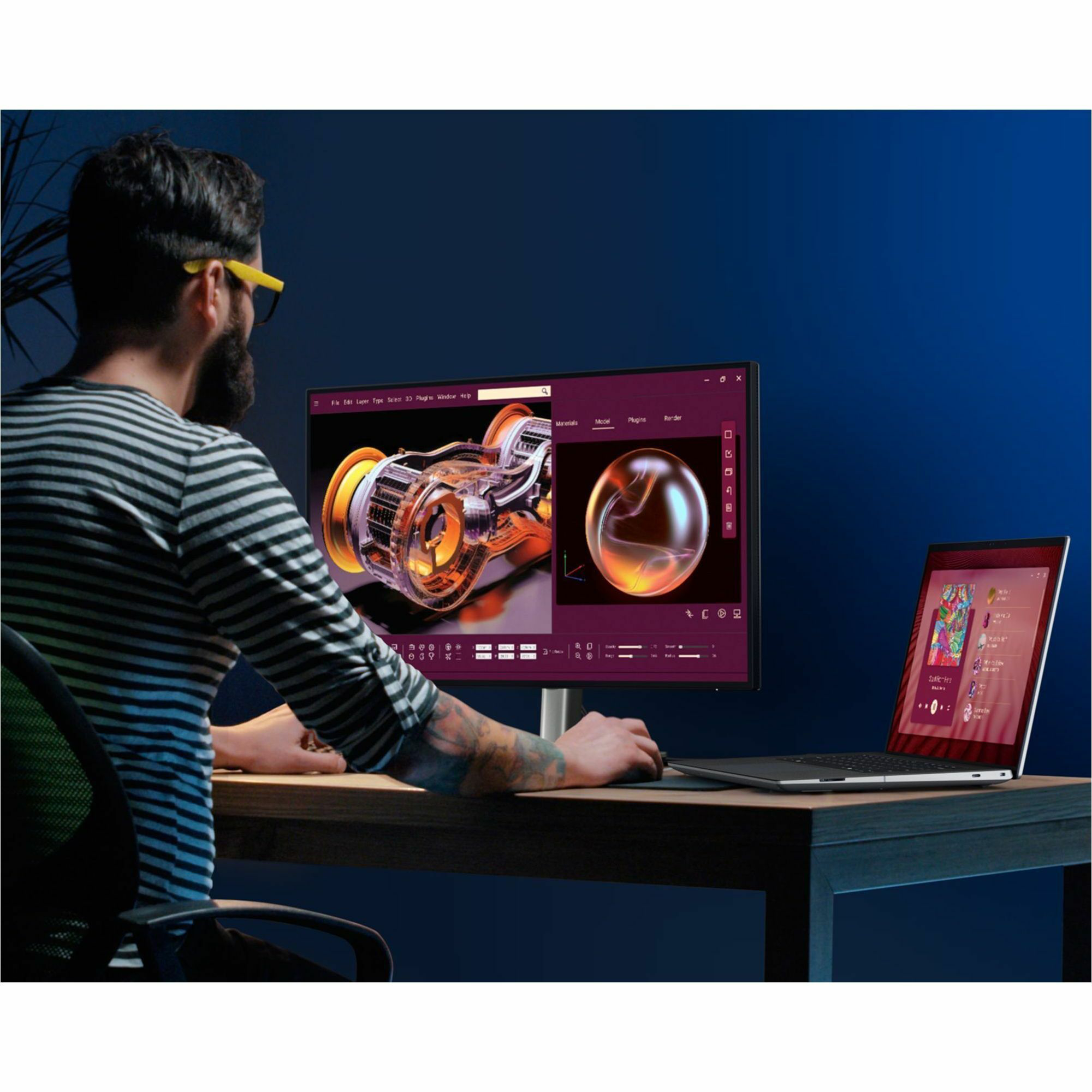 Dell UltraSharp U2725QE 27" Class  4K HDR 120Hz LED Monitor - (Black/Silver)