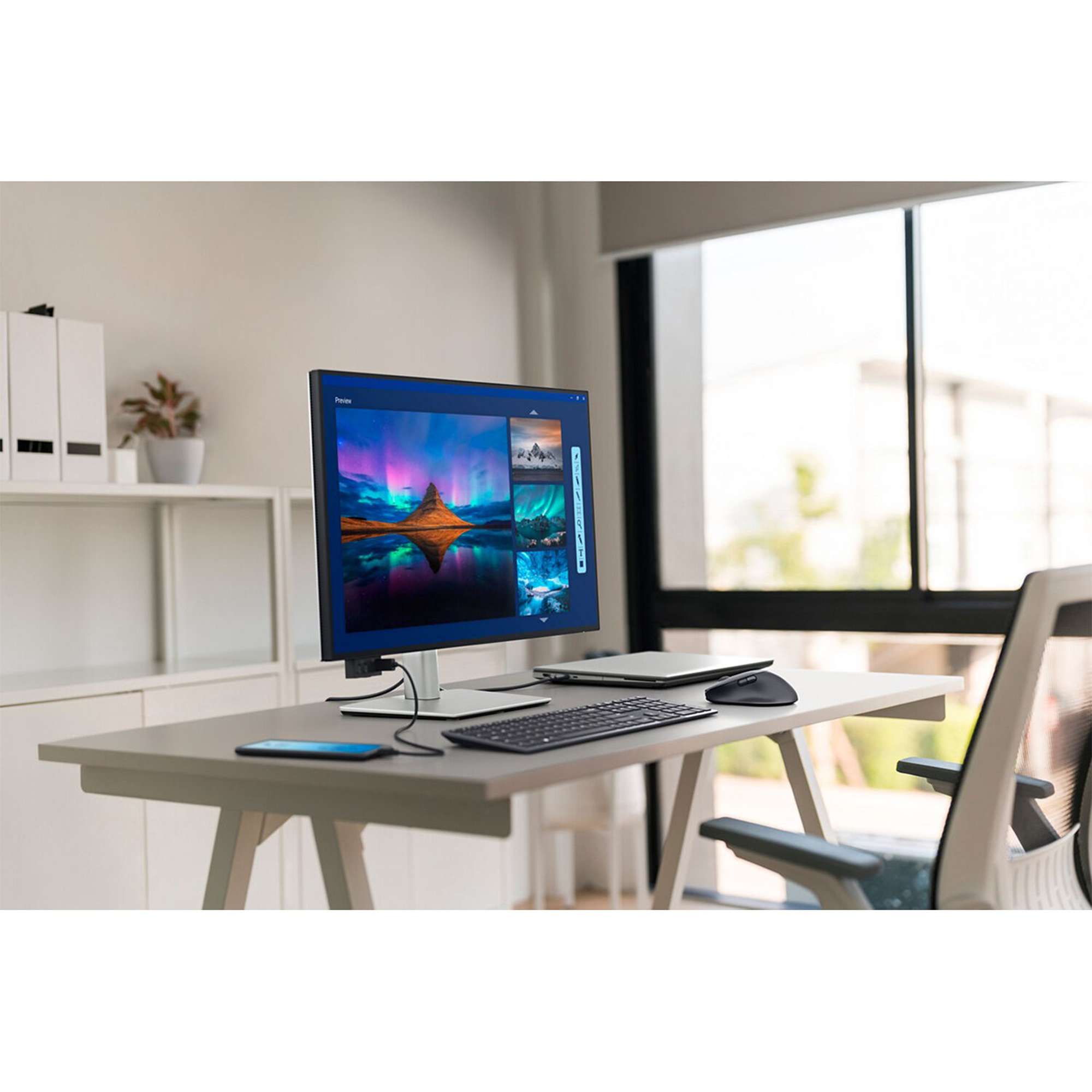 Dell UltraSharp U2725QE 27" Class  4K HDR 120Hz LED Monitor - (Black/Silver)