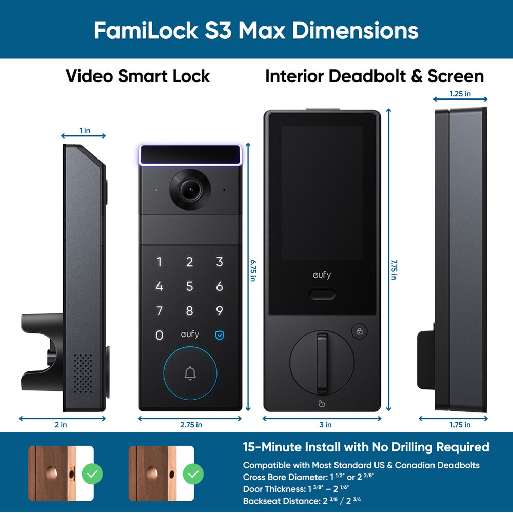 eufy Security FamiLock S3 Max Video Smart Lock