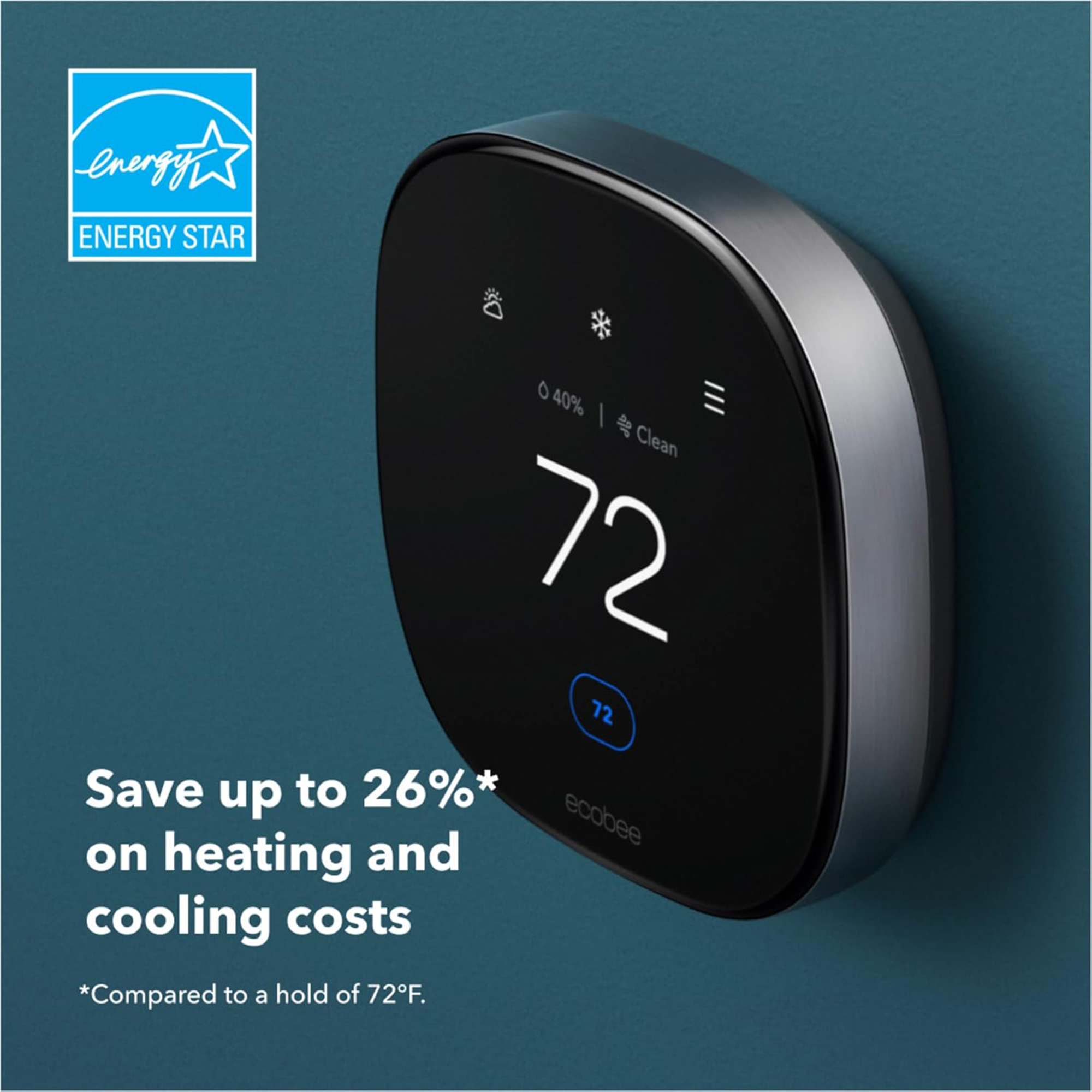 ecobee Smart Thermostat Premium with Smart Sensor and Air Quality Monitor