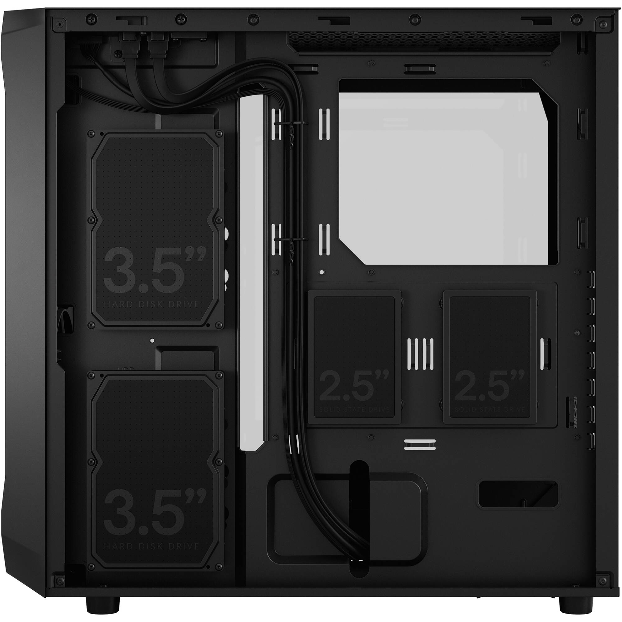Fractal Design Focus 2 Mid-Tower Tempered Glass Window Case (Black)