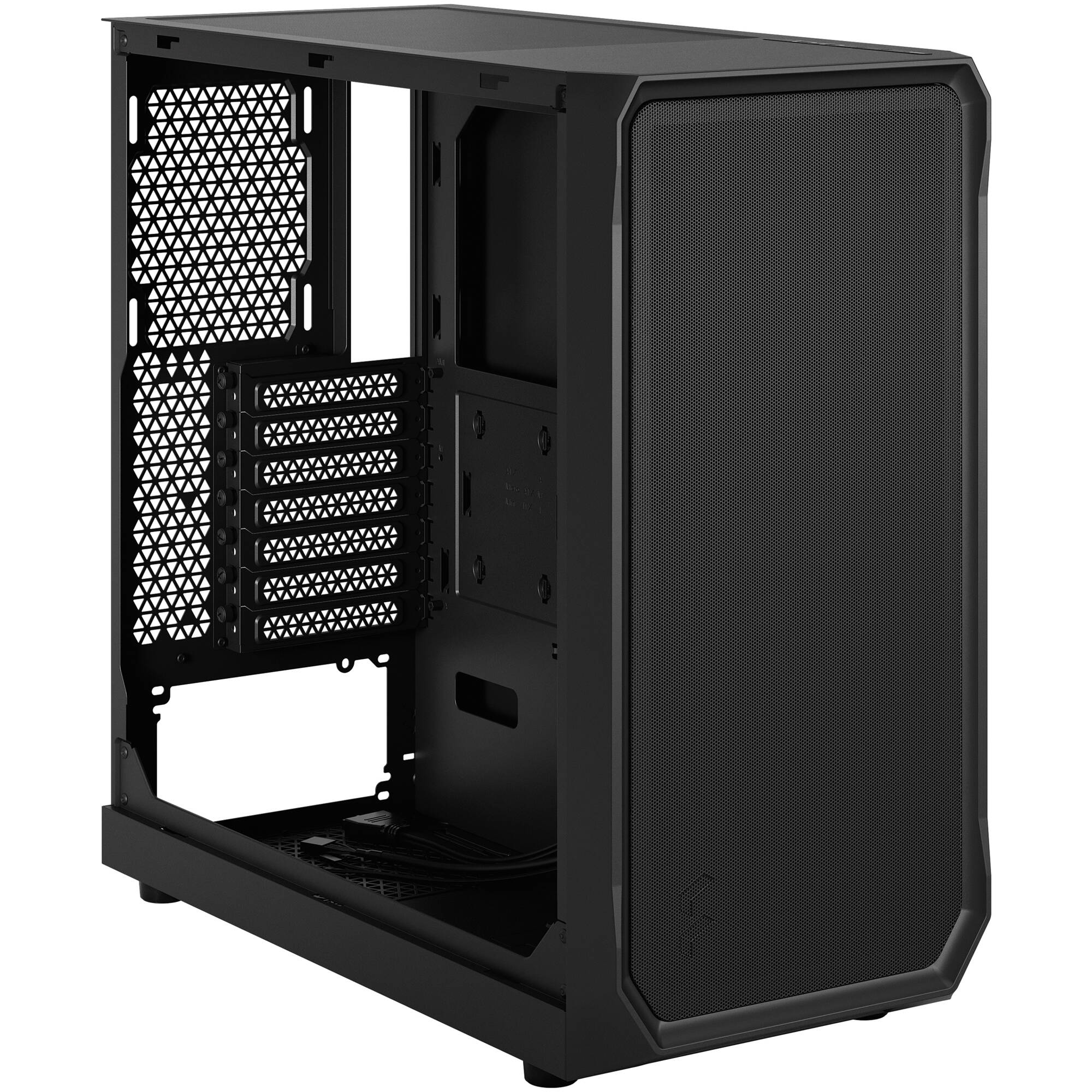 Fractal Design Focus 2 Mid-Tower Tempered Glass Window Case (Black)
