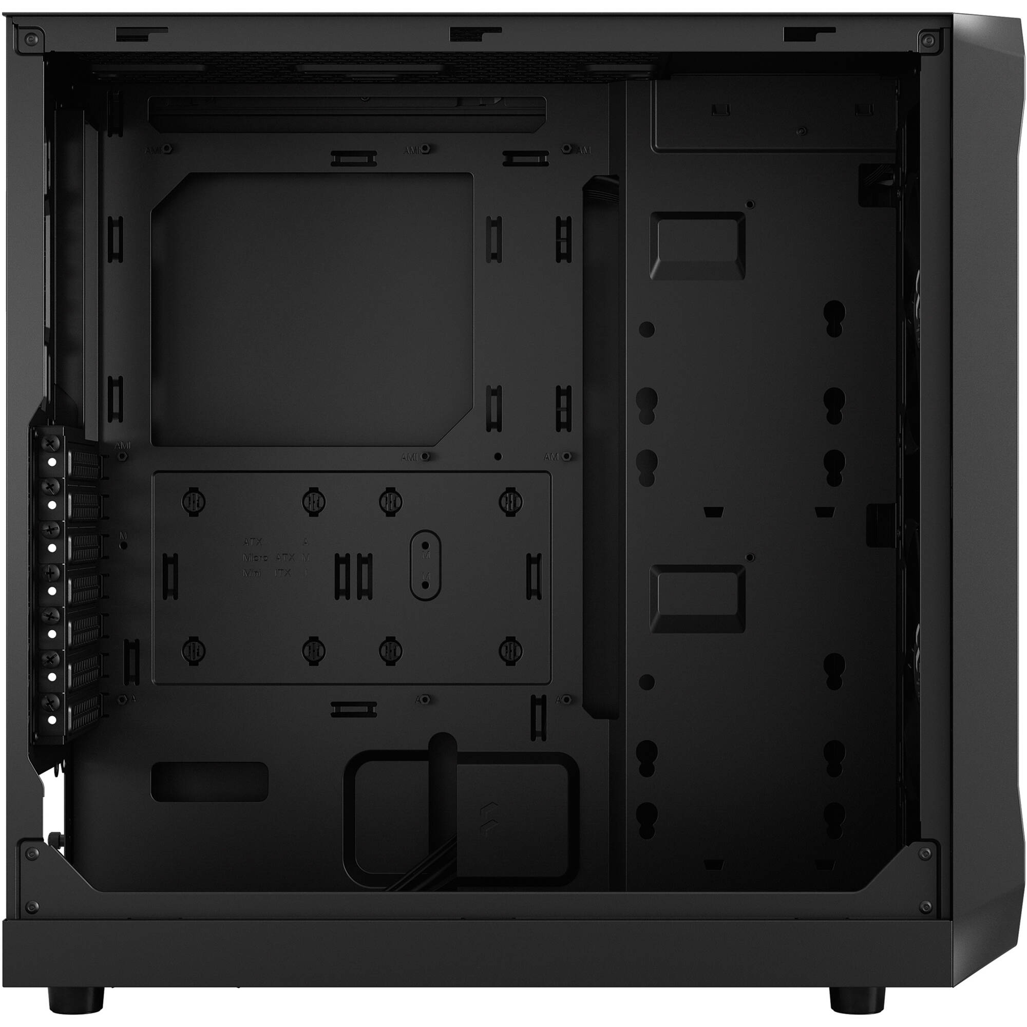 Fractal Design Focus 2 Mid-Tower Tempered Glass Window Case (Black)