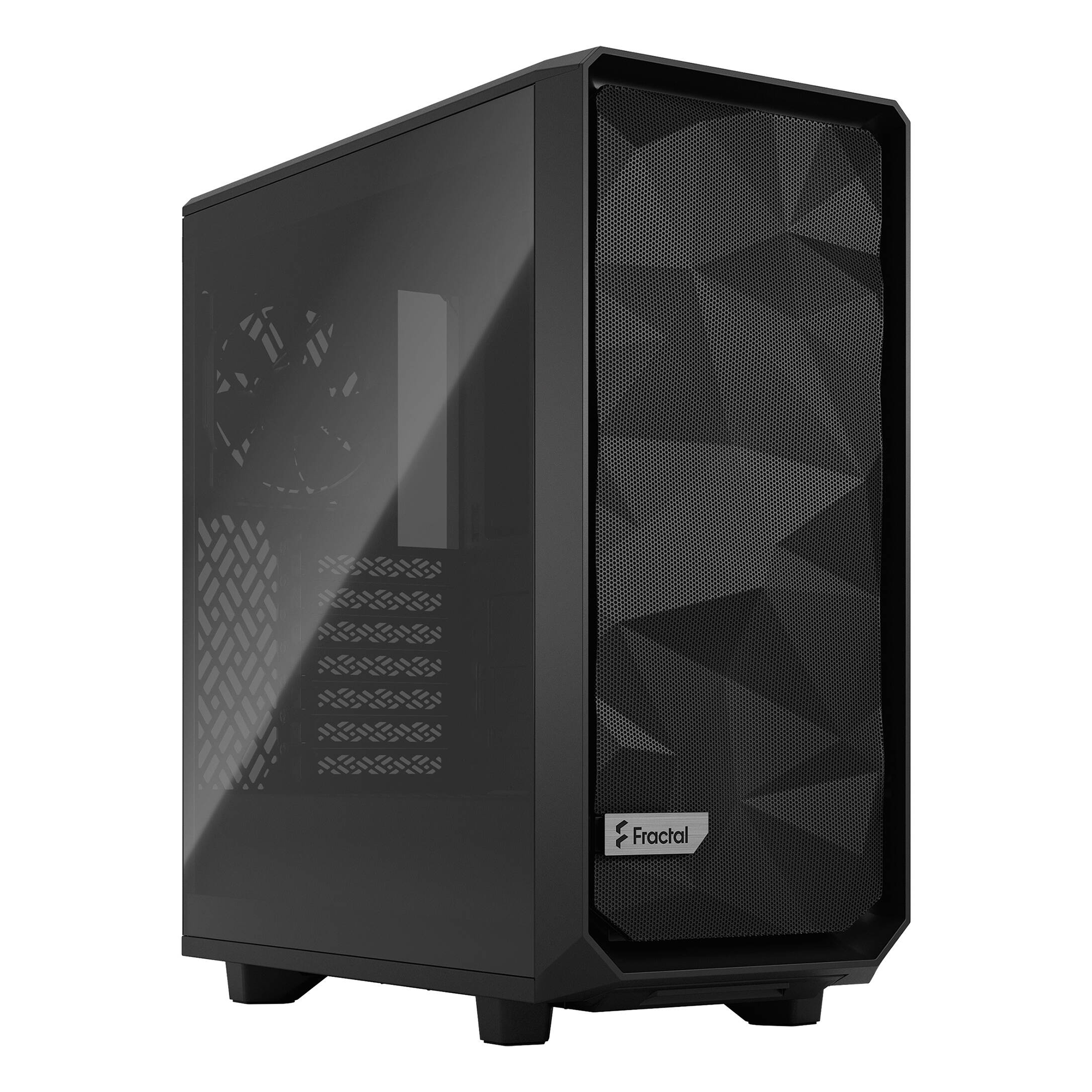 Fractal Design Meshify 2 Compact Mid-Tower Case w/ Light Tinted Glass Window (Black)