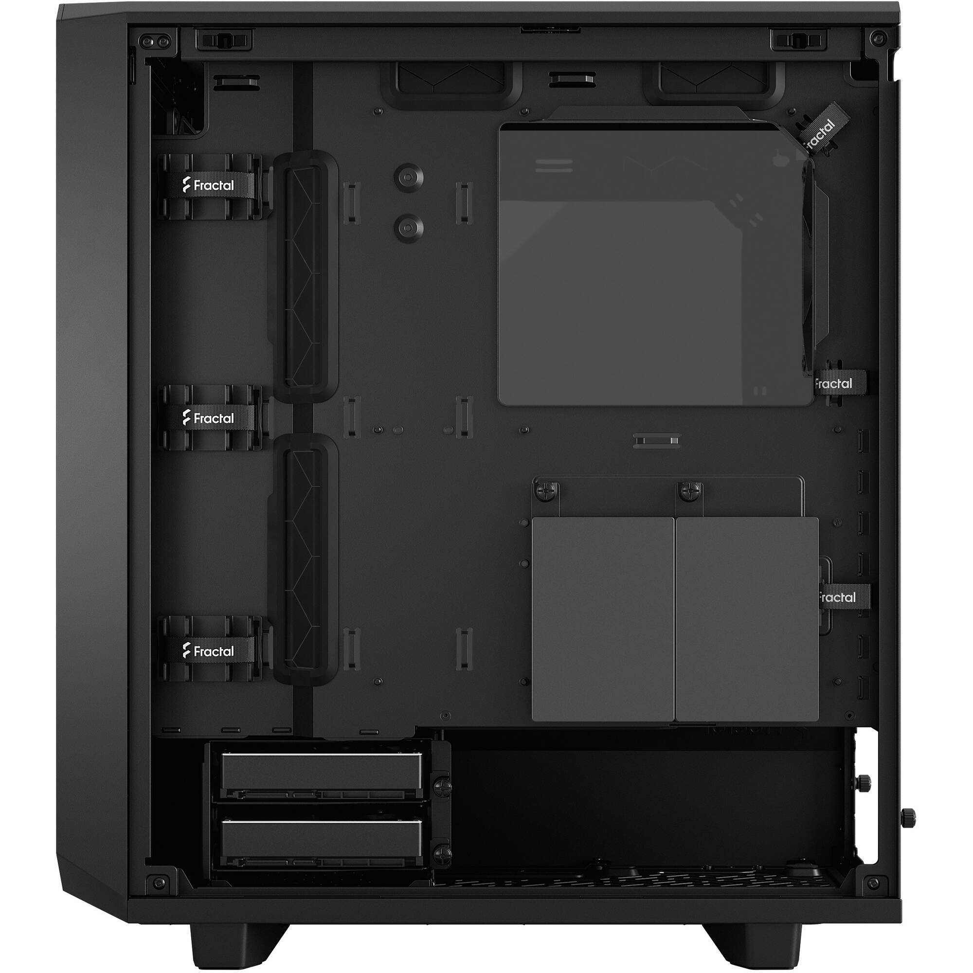 Fractal Design Meshify 2 Compact Mid-Tower Case w/ Light Tinted Glass Window (Black)