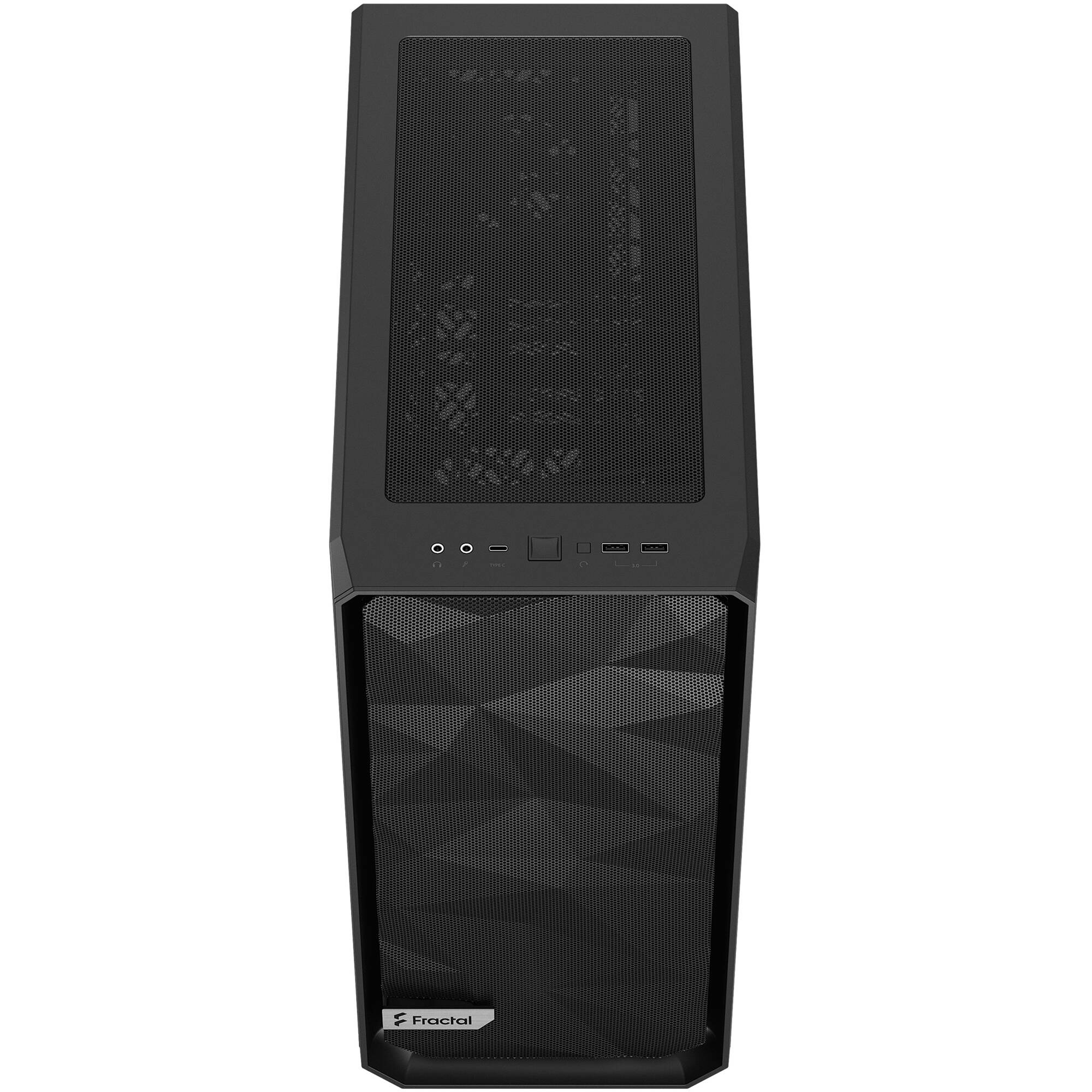 Fractal Design Meshify 2 Compact Mid-Tower Case w/ Light Tinted Glass Window (Black)