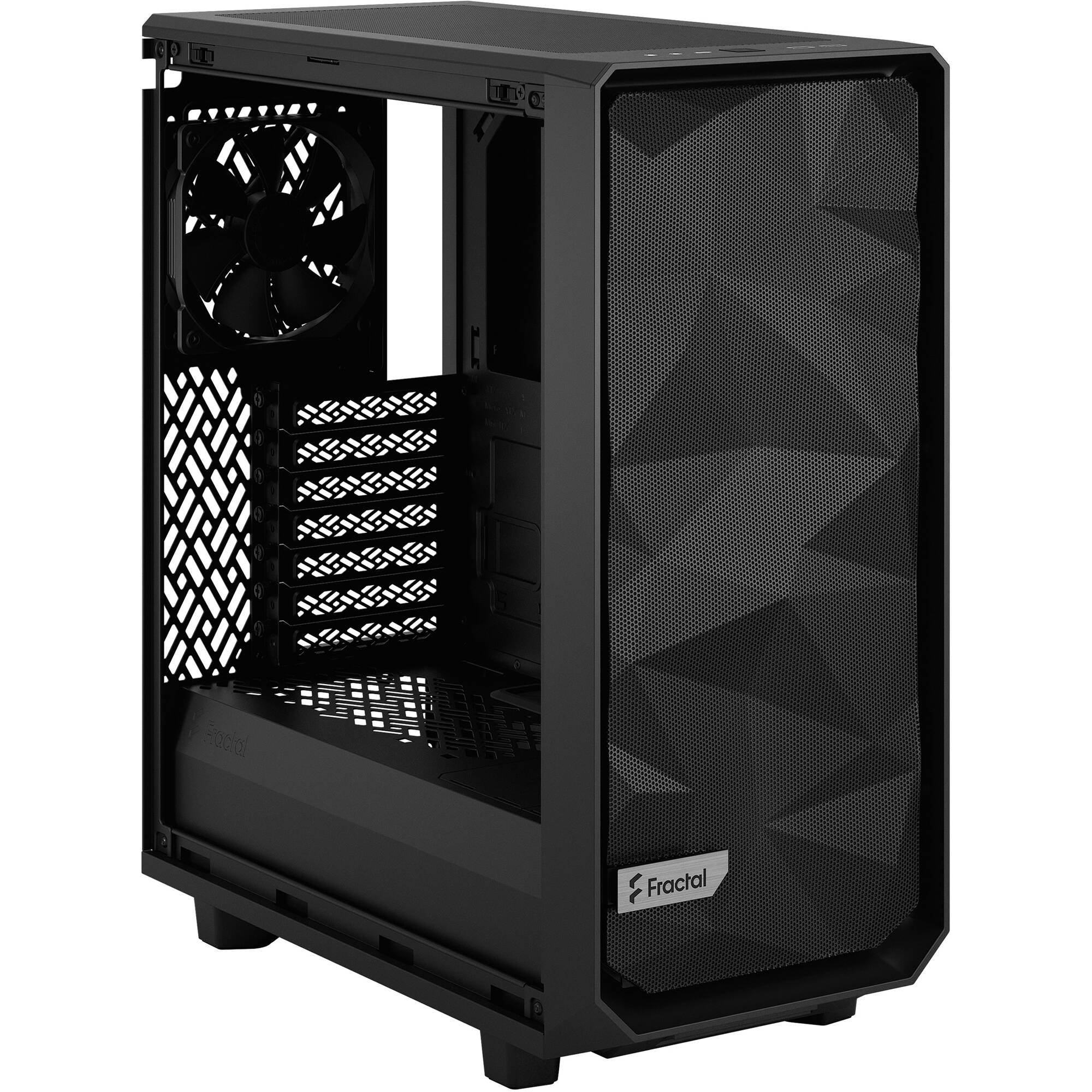 Fractal Design Meshify 2 Compact Mid-Tower Case w/ Light Tinted Glass Window (Black)