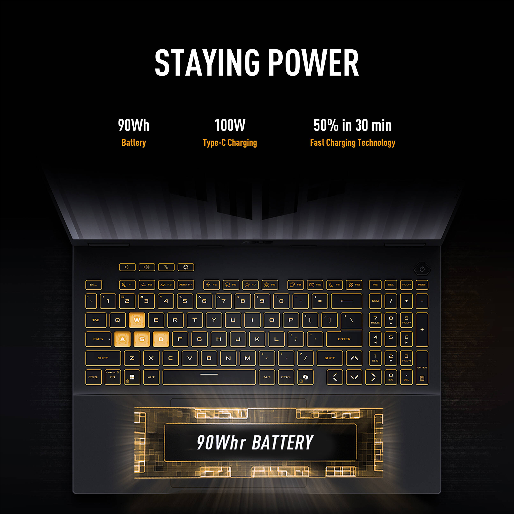 ASUS TUF Gaming F16 FX608 FX608LP-BS96 16" Gaming Notebook - NVIDIA GeForce RTX 5070 GPU | 165 Hz | Intel Core Ultra 9 275HX | 32 GB RAM |1 TB SSD | Jaeger Gray| Jaeger Gray