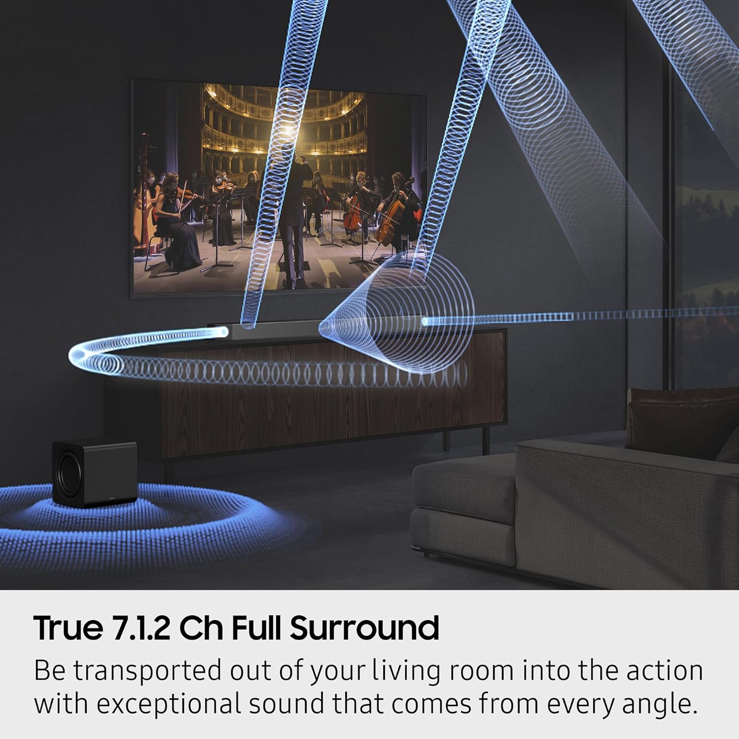 Samsung Q Series 7.1.2-Channel Dolby Atmos Soundbar System - HW-Q900F/ZA