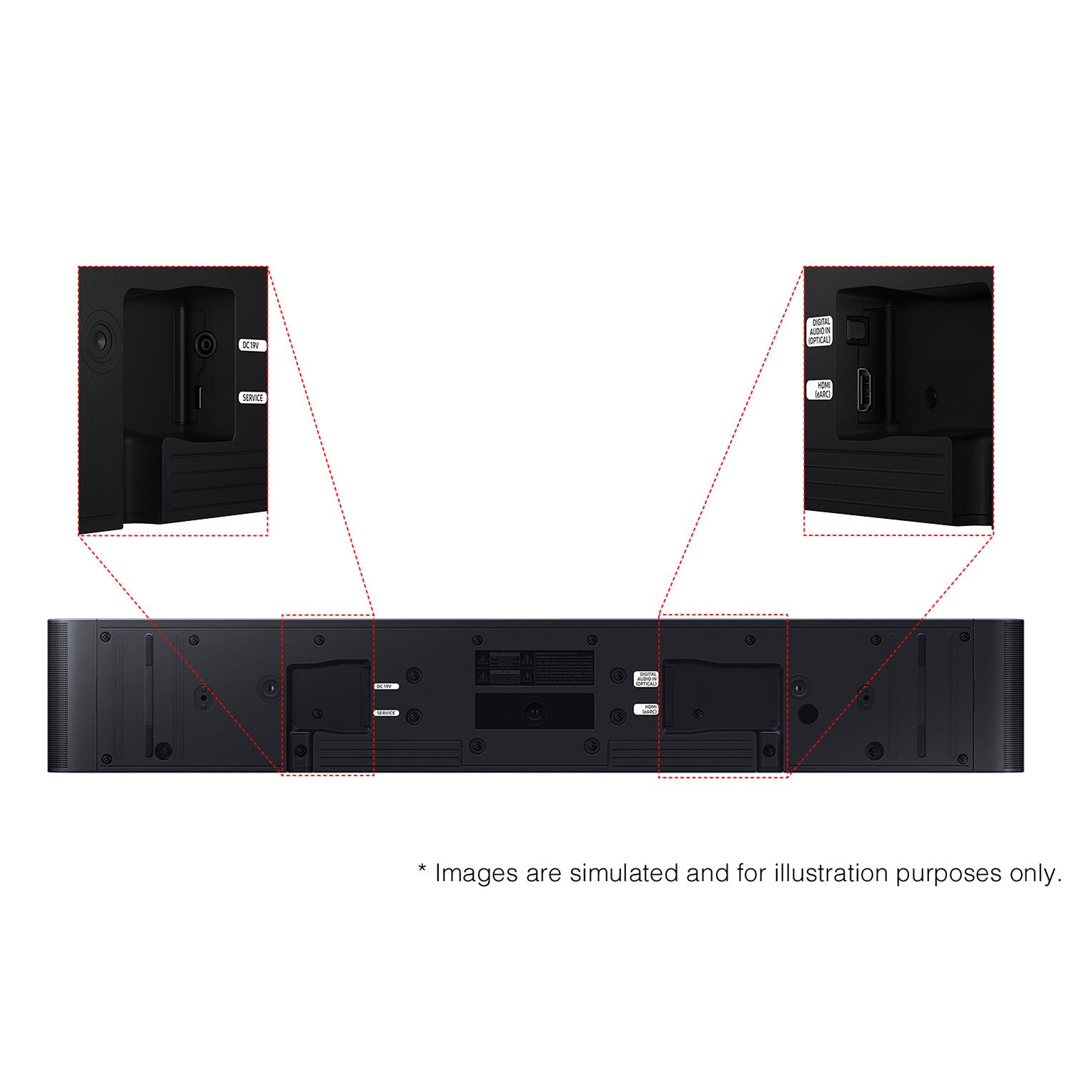Samsung Soundbar Q-Series 5.0 Channel Dolby Atmos with Q-Symphony - HW-S60D/ZA