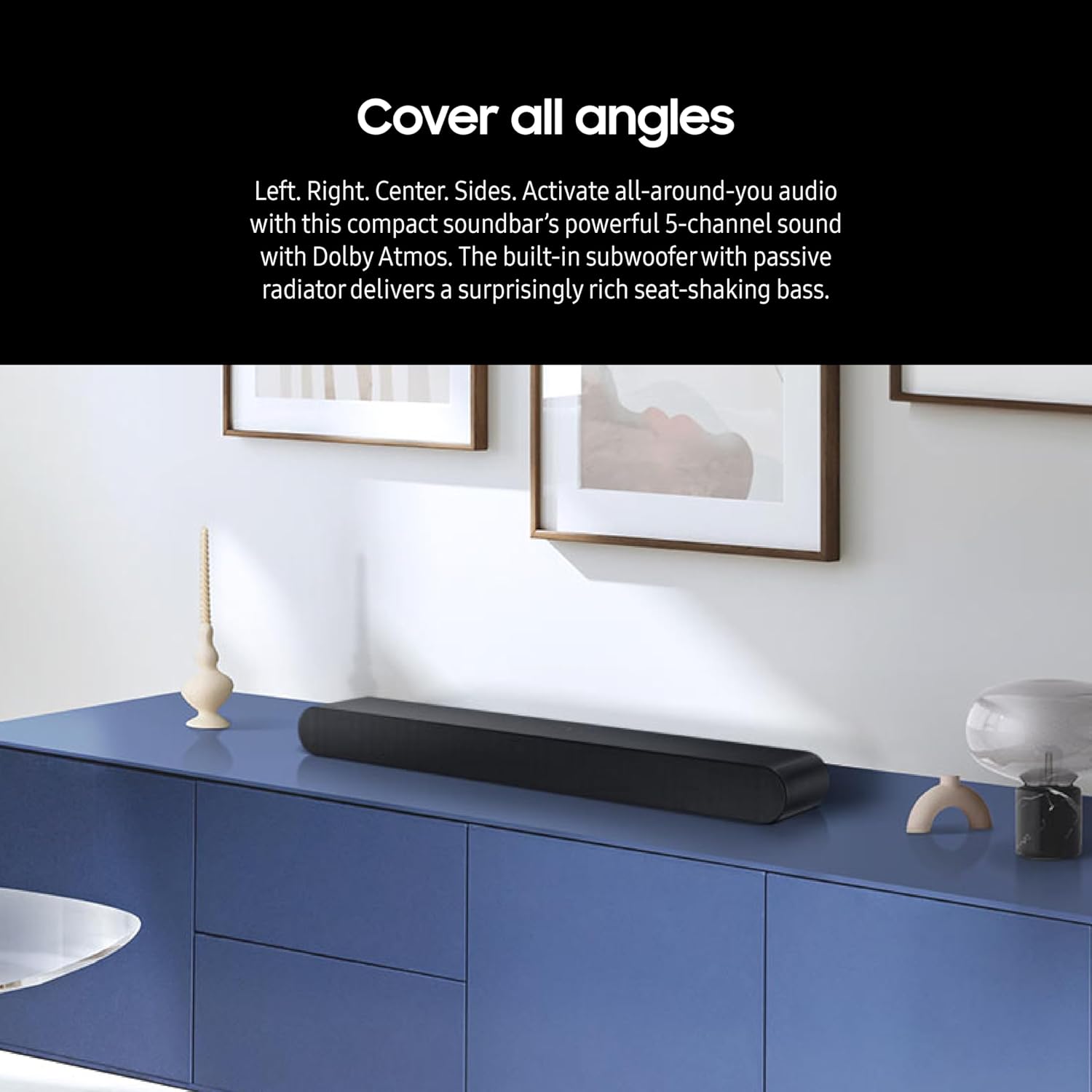 Samsung Soundbar Q-Series 5.0 Channel Dolby Atmos with Q-Symphony - HW-S60D/ZA