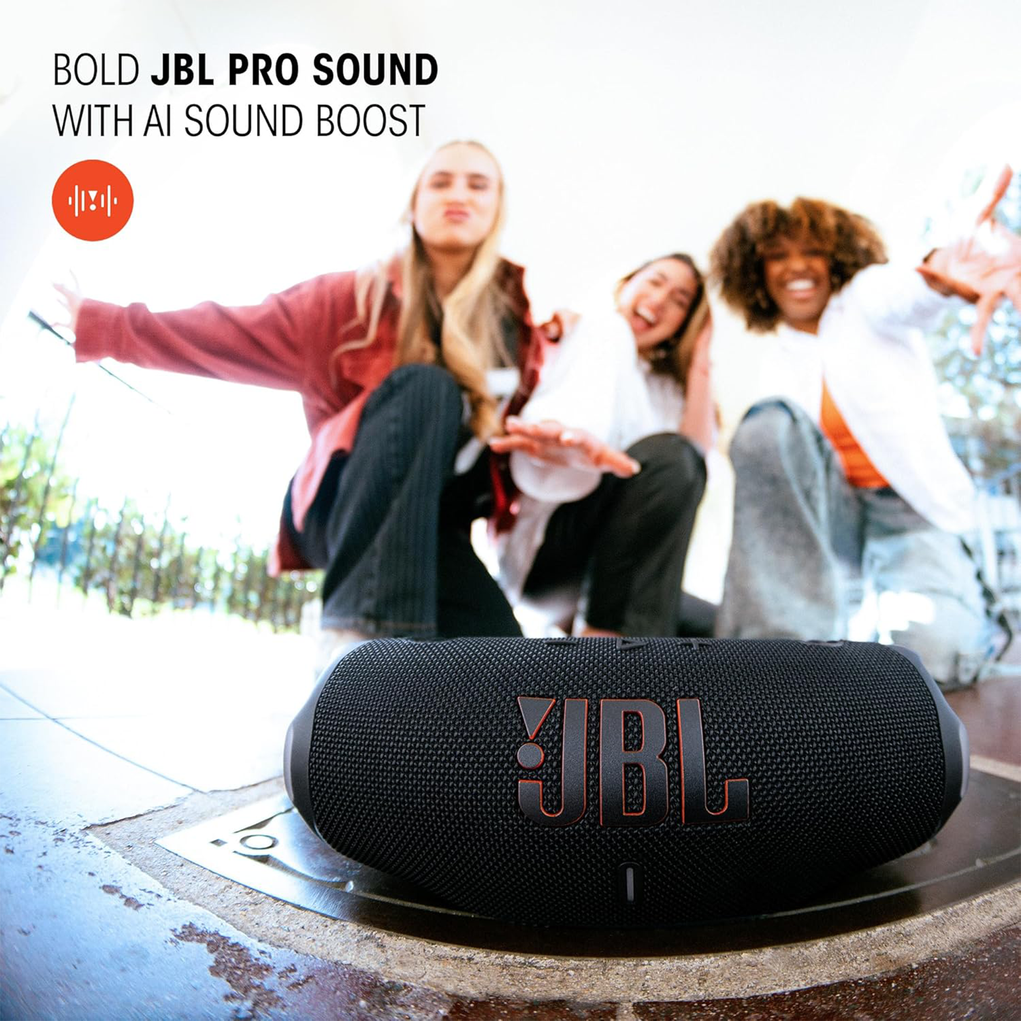 JBL Charge 6 Portable Bluetooth Speaker (Blue)