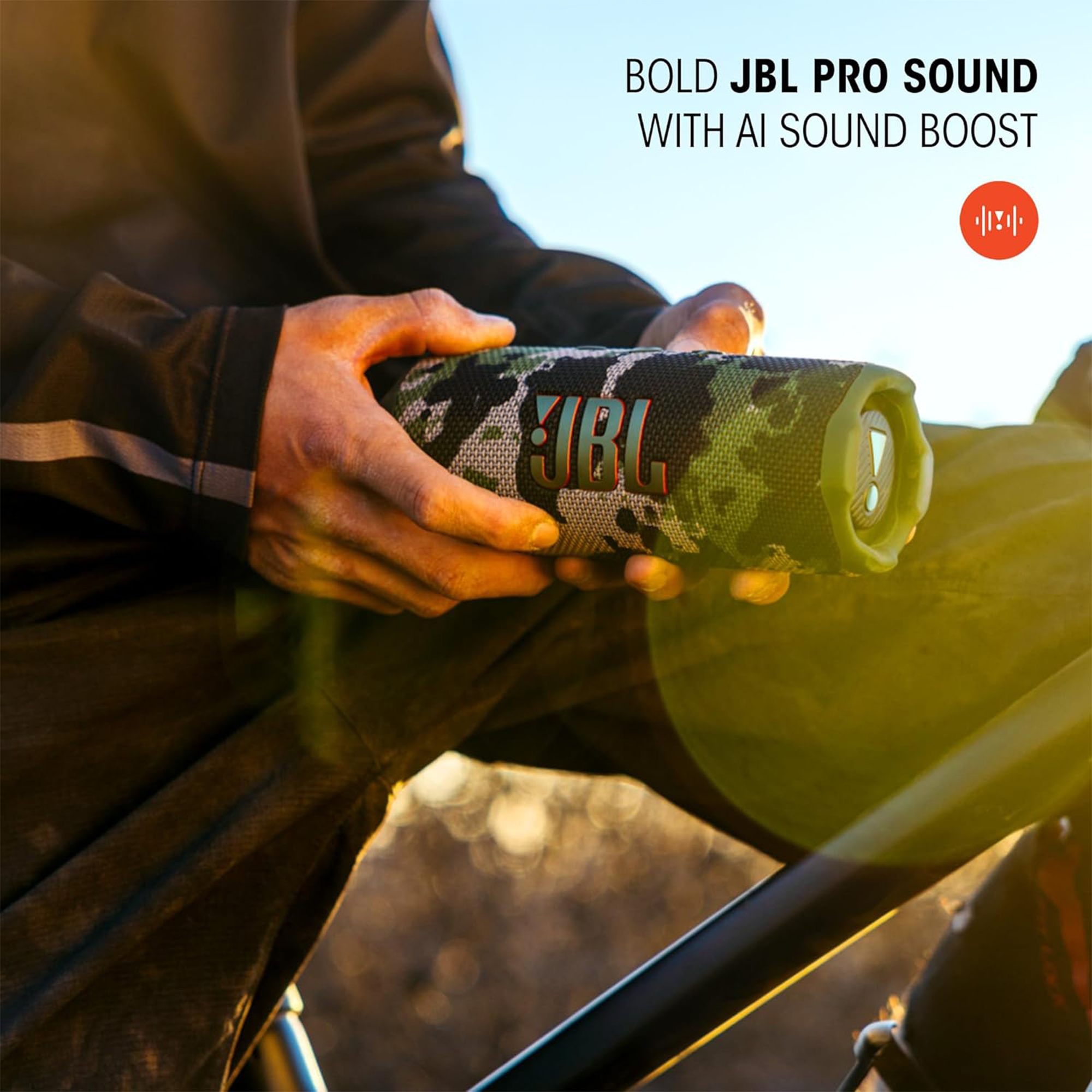 JBL Flip 7 Portable Waterproof Bluetooth Speaker (Black)