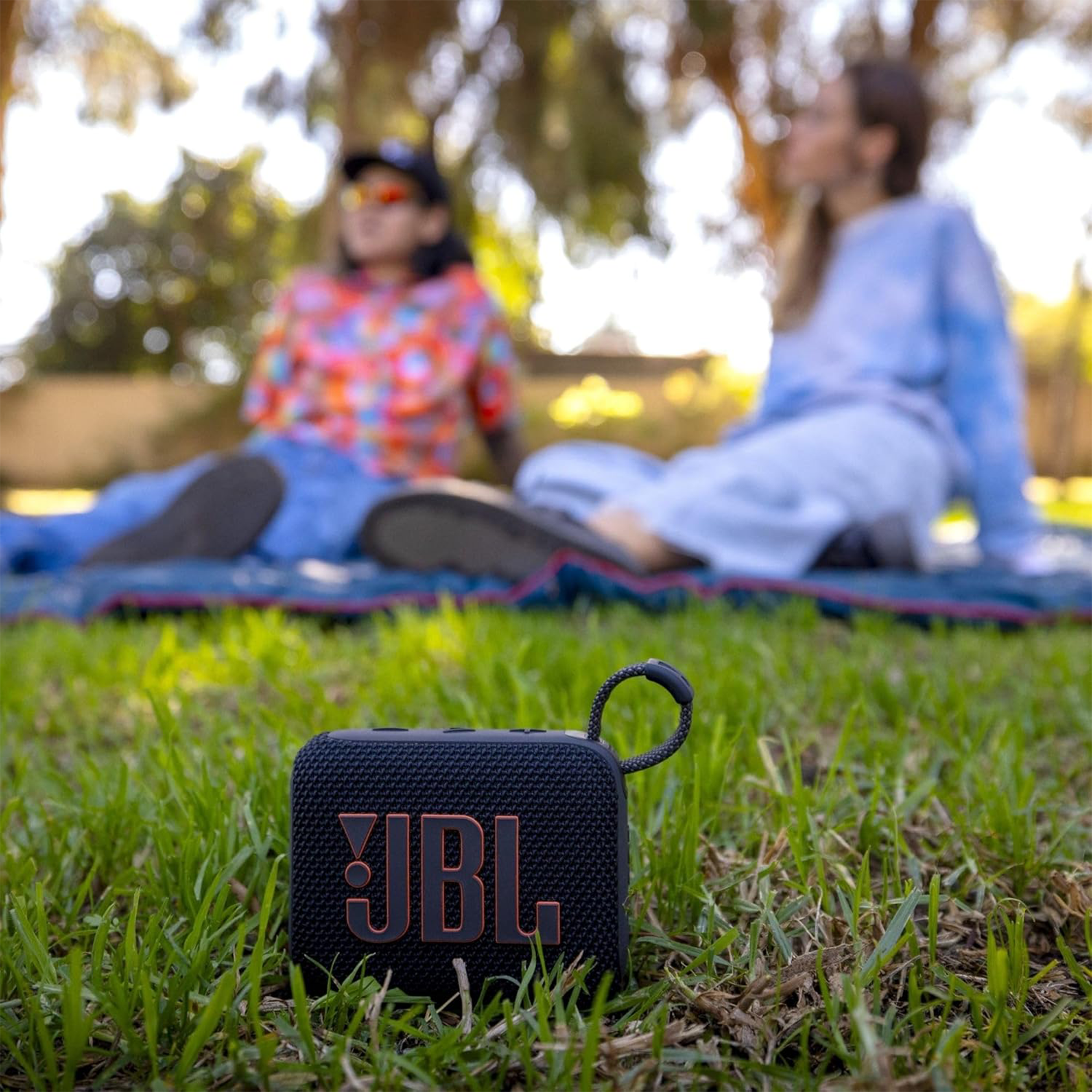 JBL Go 4 Waterproof Portable Bluetooth Speaker (Black)