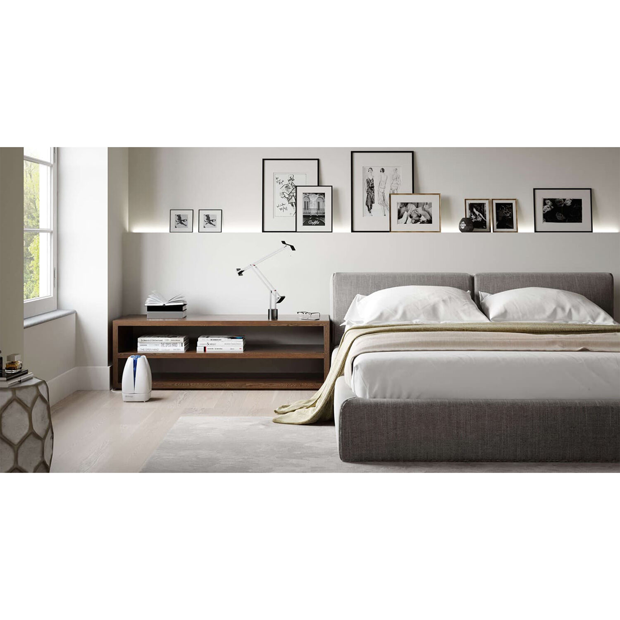 Airfree Lotus Mold & Bacteria Destroying Filterless Air Purifier with Night Light