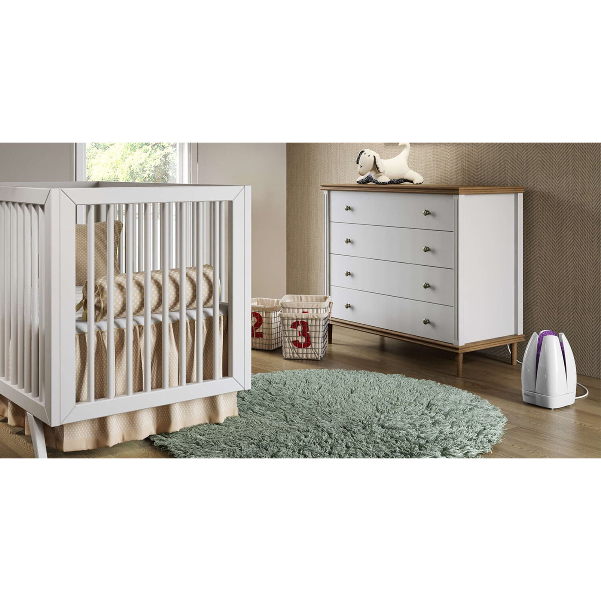 Airfree Lotus Mold & Bacteria Destroying Filterless Air Purifier with Night Light